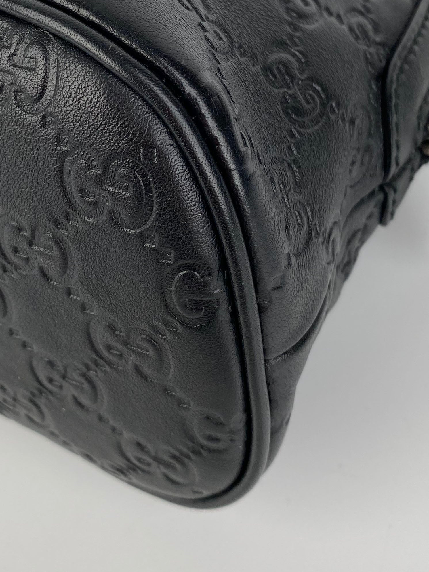 Gucci Small Black GG Shoulder Bag