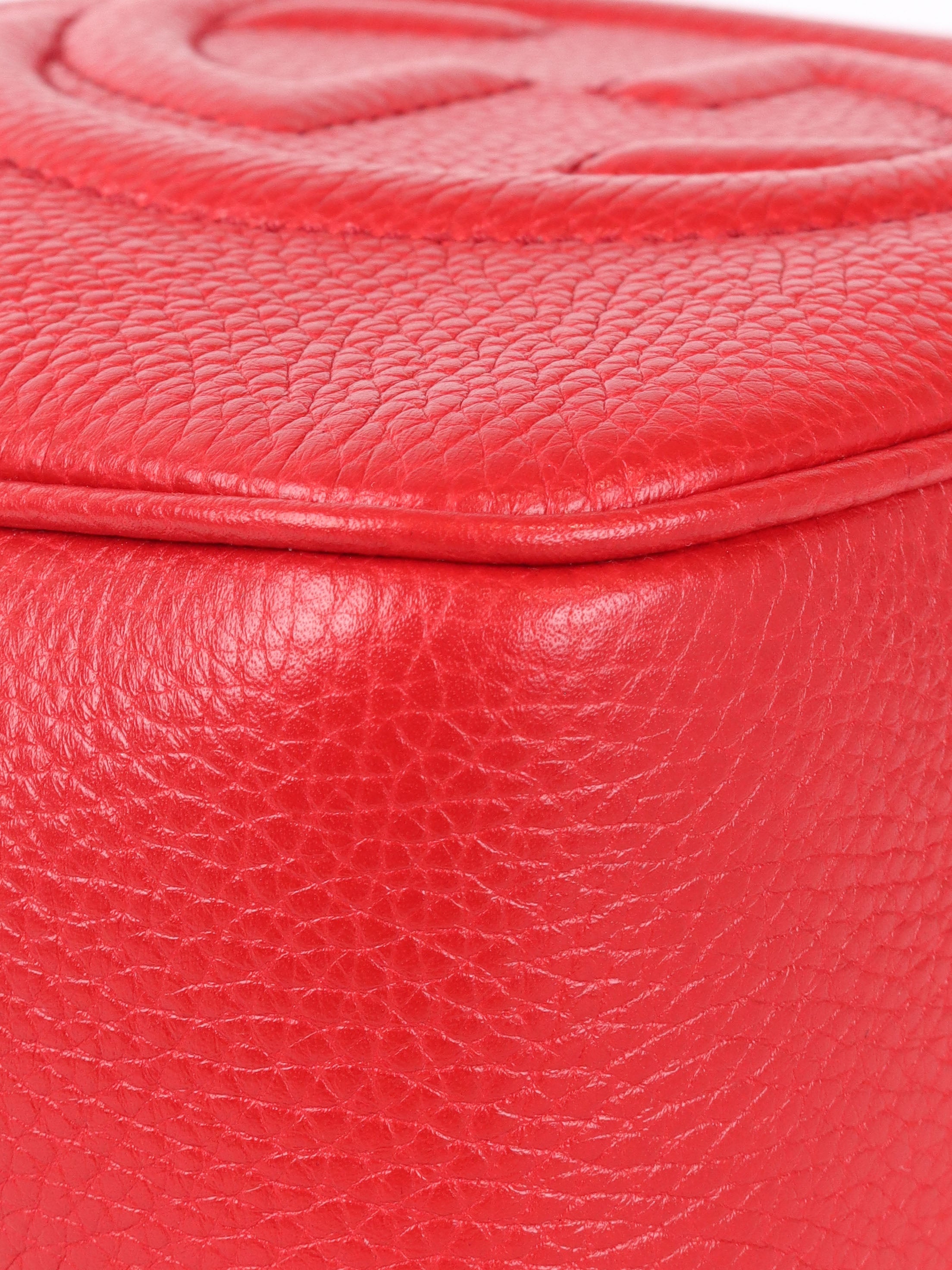 Gucci Small Red Soho Disco Camera Bag