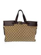 Gucci Vintage Belt Monogram Tote Bag