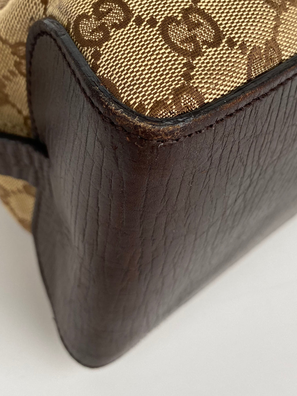 Gucci Vintage Belt Monogram Tote Bag
