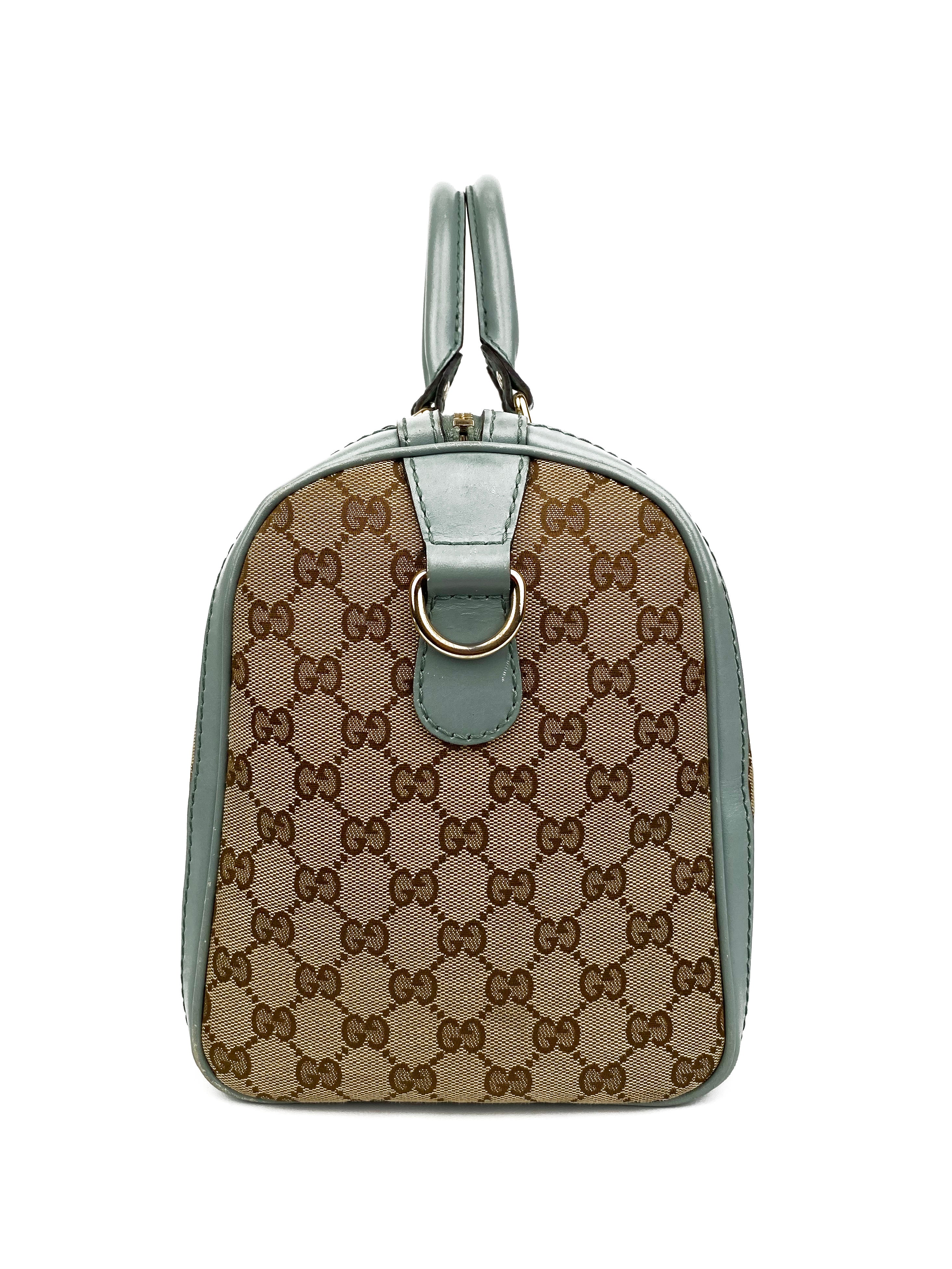 Gucci Vintage GG Monogram Medium Boston Bag