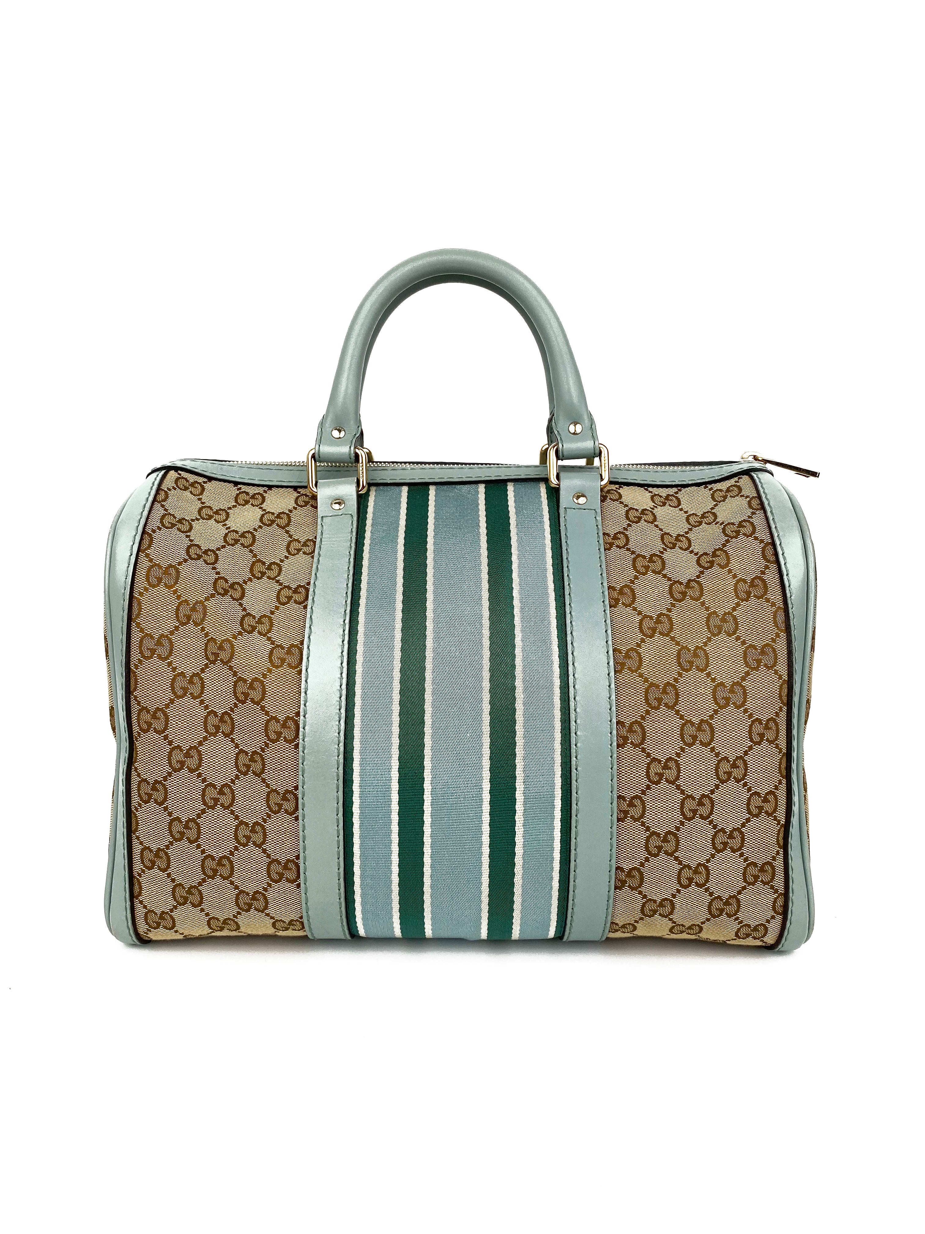 Gucci Vintage GG Monogram Medium Boston Bag