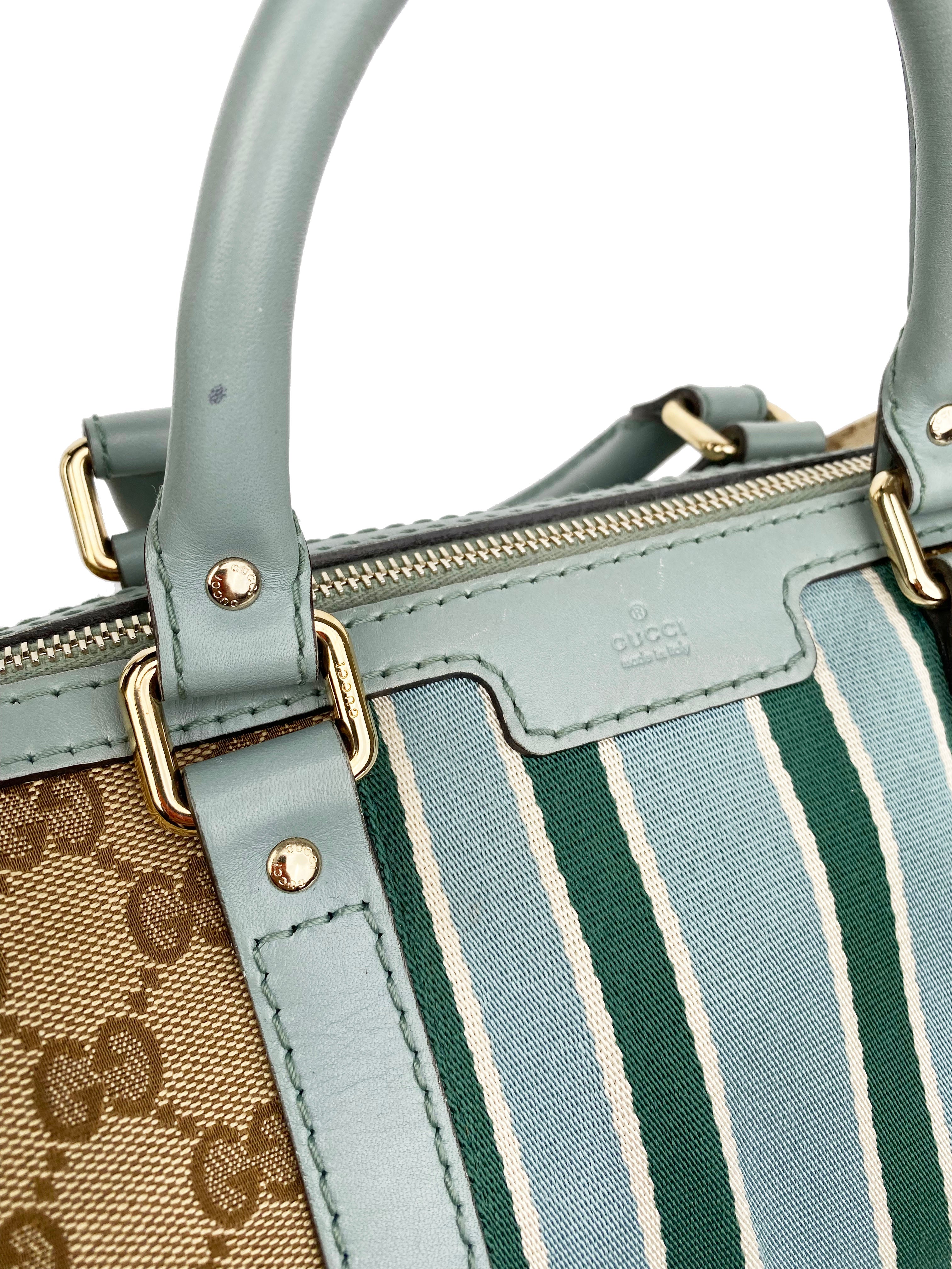 Gucci Vintage GG Monogram Medium Boston Bag