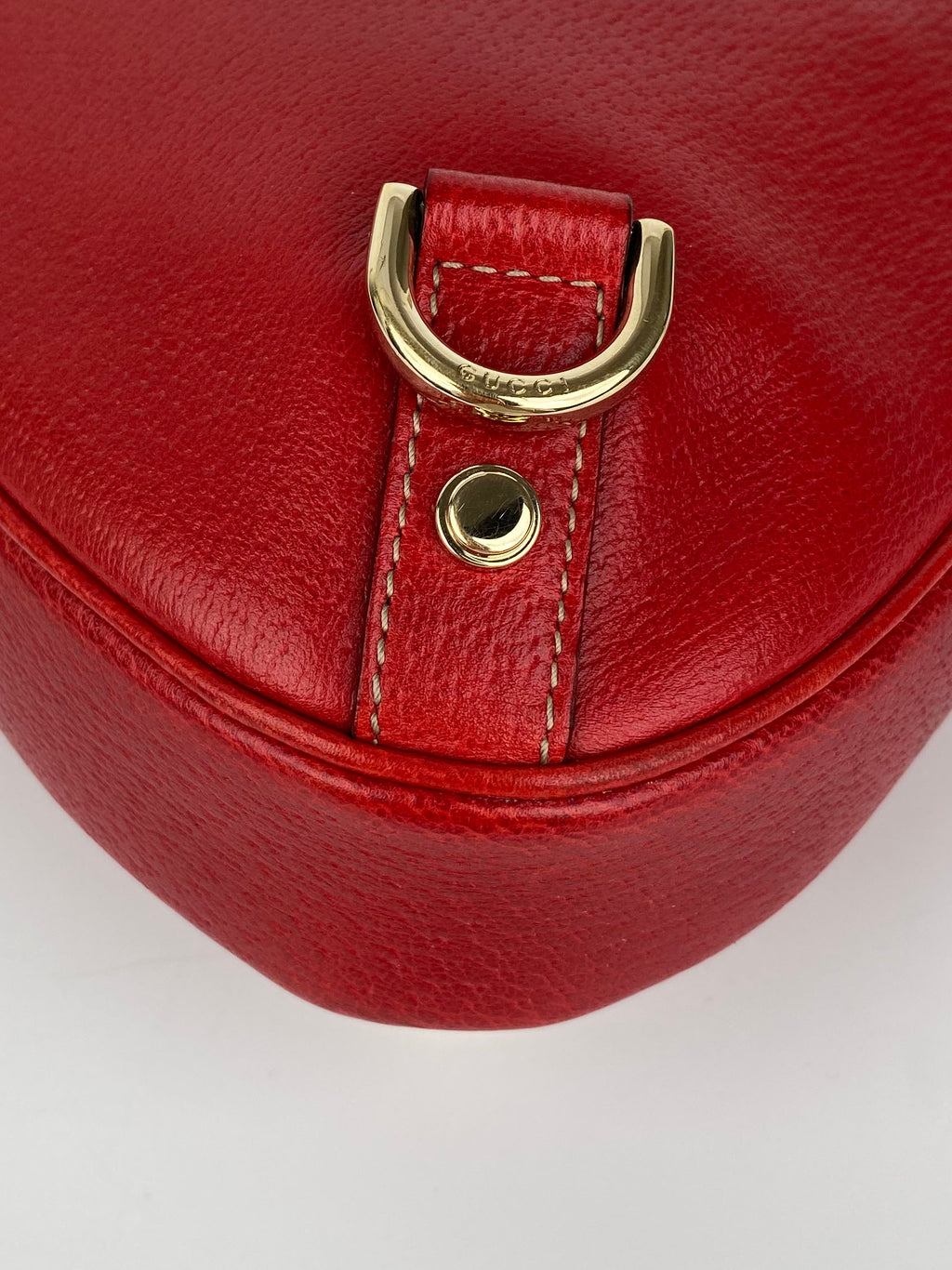 Gucci Vintage Red Hobo Bag
