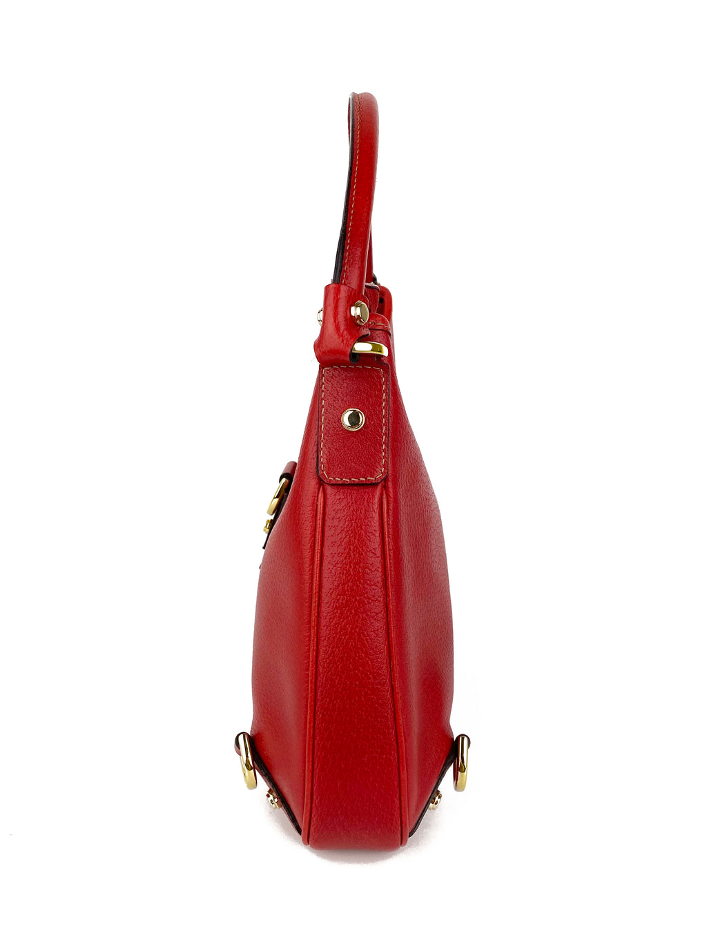 Gucci Vintage Red Hobo Bag