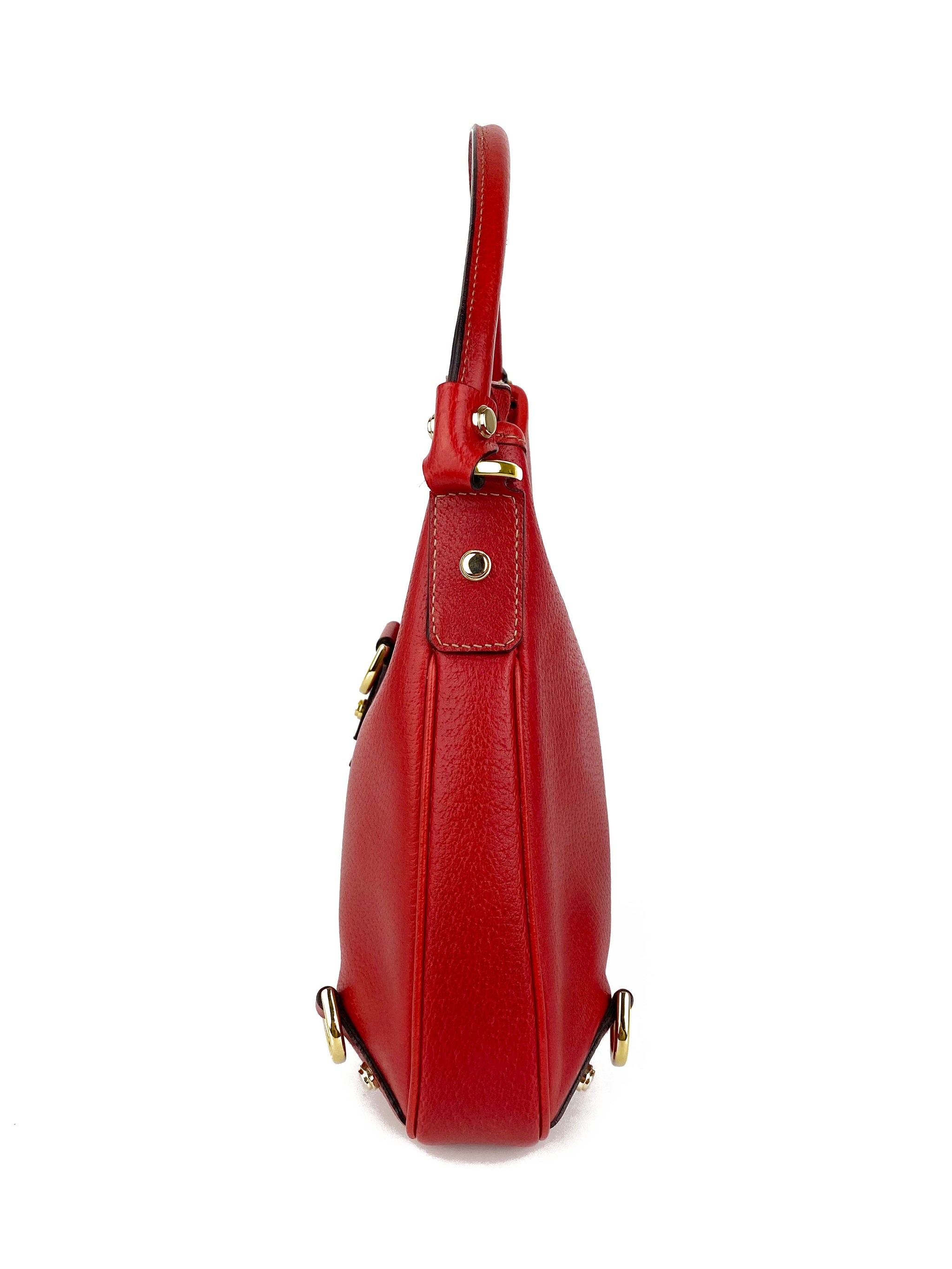 Gucci Vintage Red Hobo Bag Votre Luxe