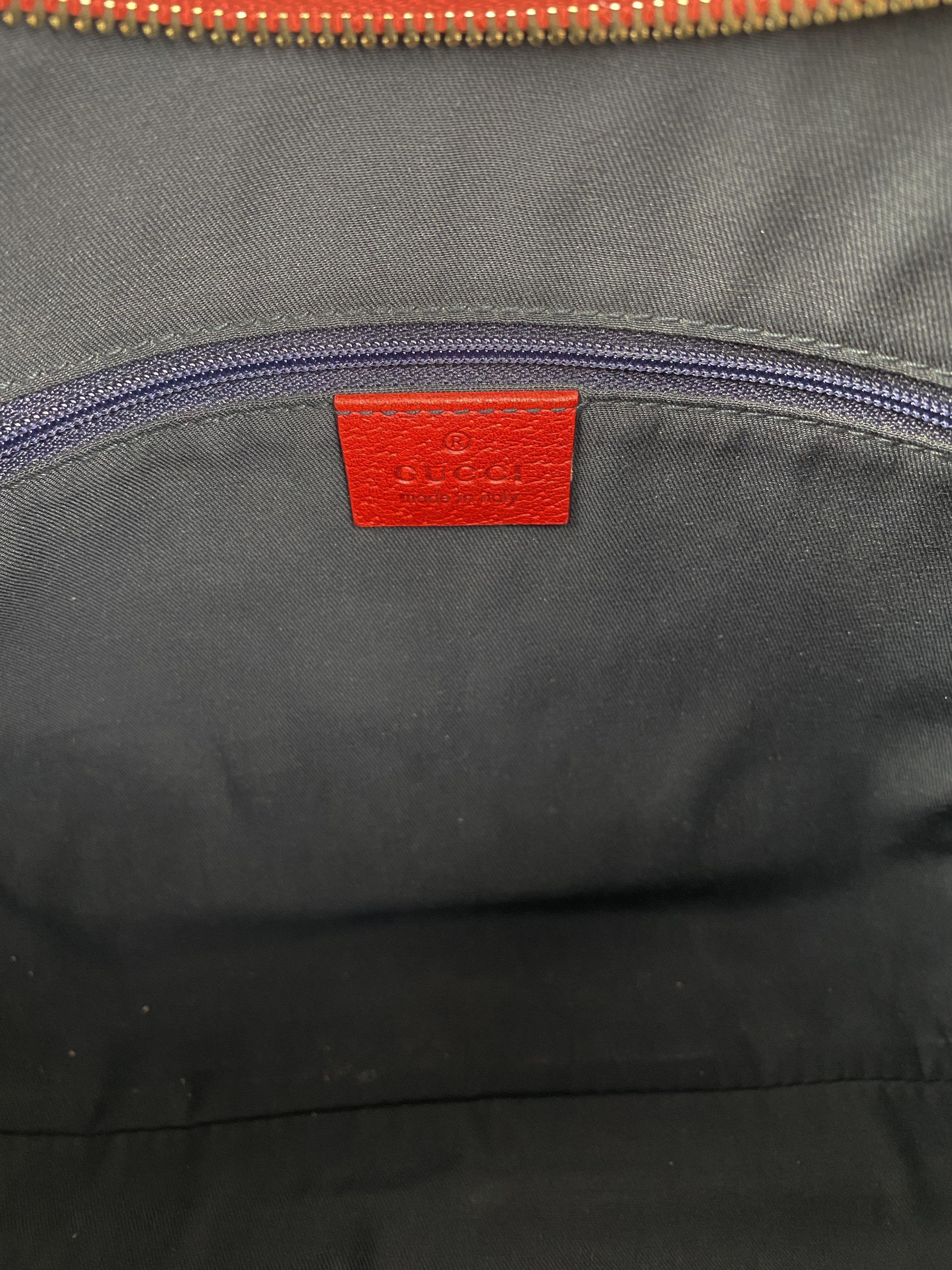 Gucci Vintage Red Hobo Bag