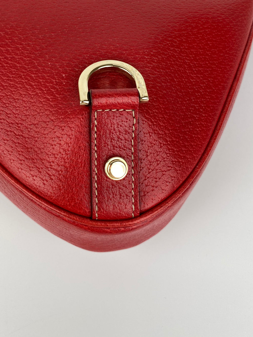 Gucci Vintage Red Hobo Bag