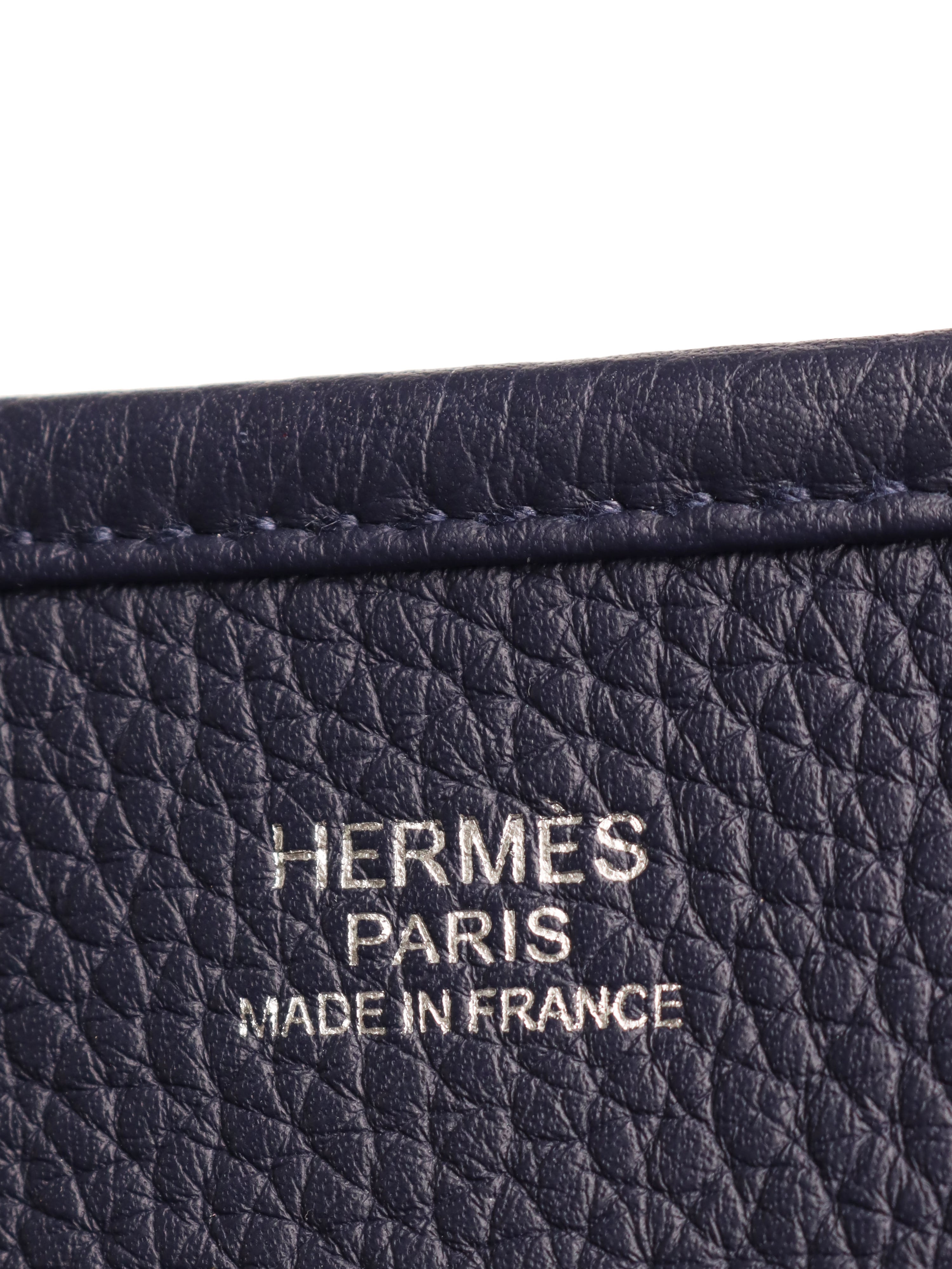 Hermes Bleu Nuit 2Z Evelyne 29 Bag