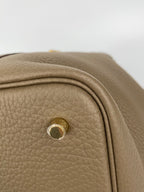 Hermes Etoupe Picotin Lock 22 Bag
