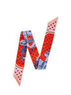 Hermes Limited Edition Orange & Pink Brides de Gala Twilly