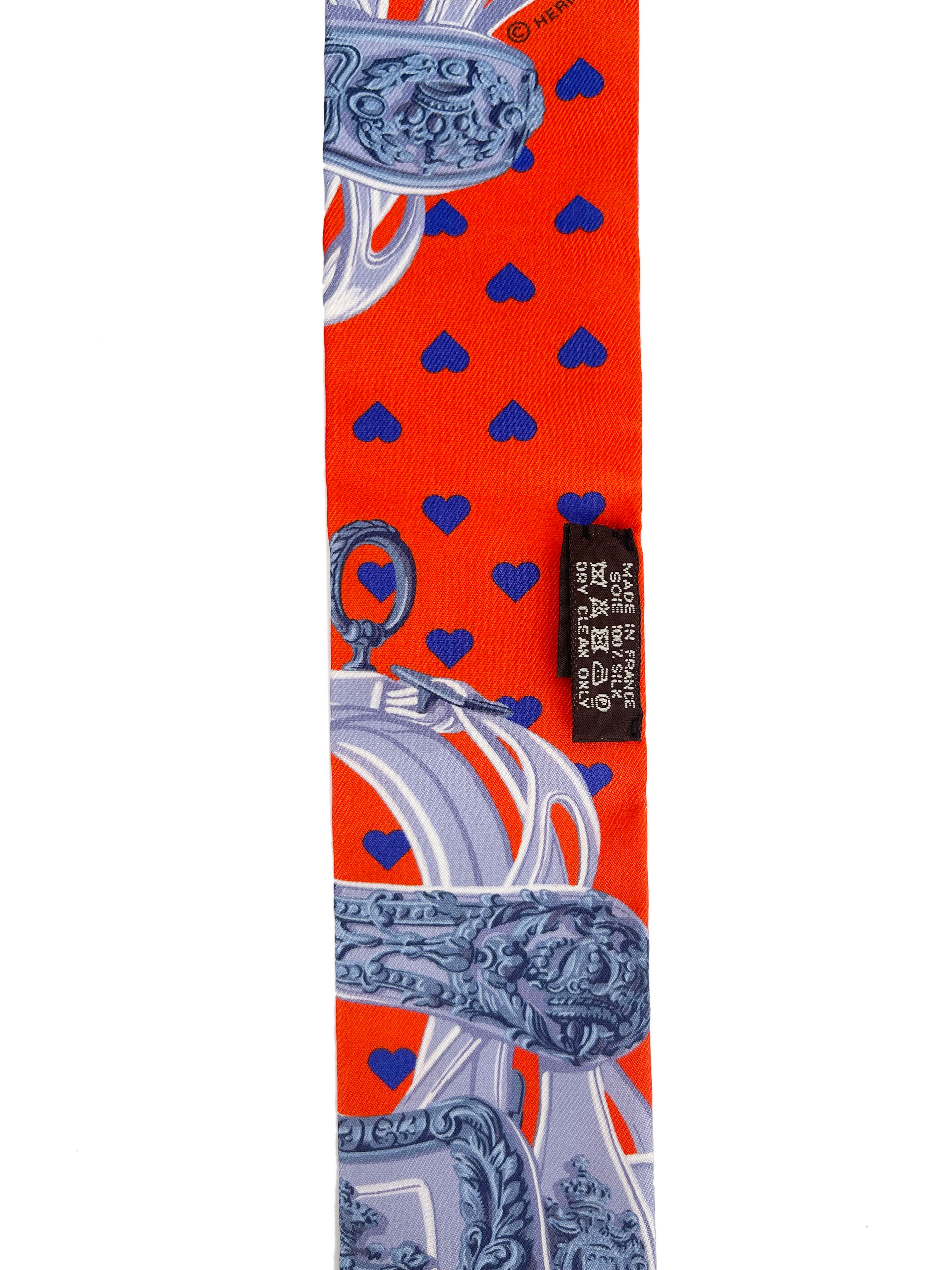 Hermes Limited Edition Orange & Pink Brides de Gala Twilly