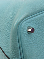 Hermes Picotin Lock 18 3P Bleu Atoll X Stamp PHW