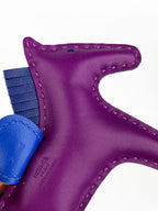 Hermes Rodeo PM Horse Charm Purple
