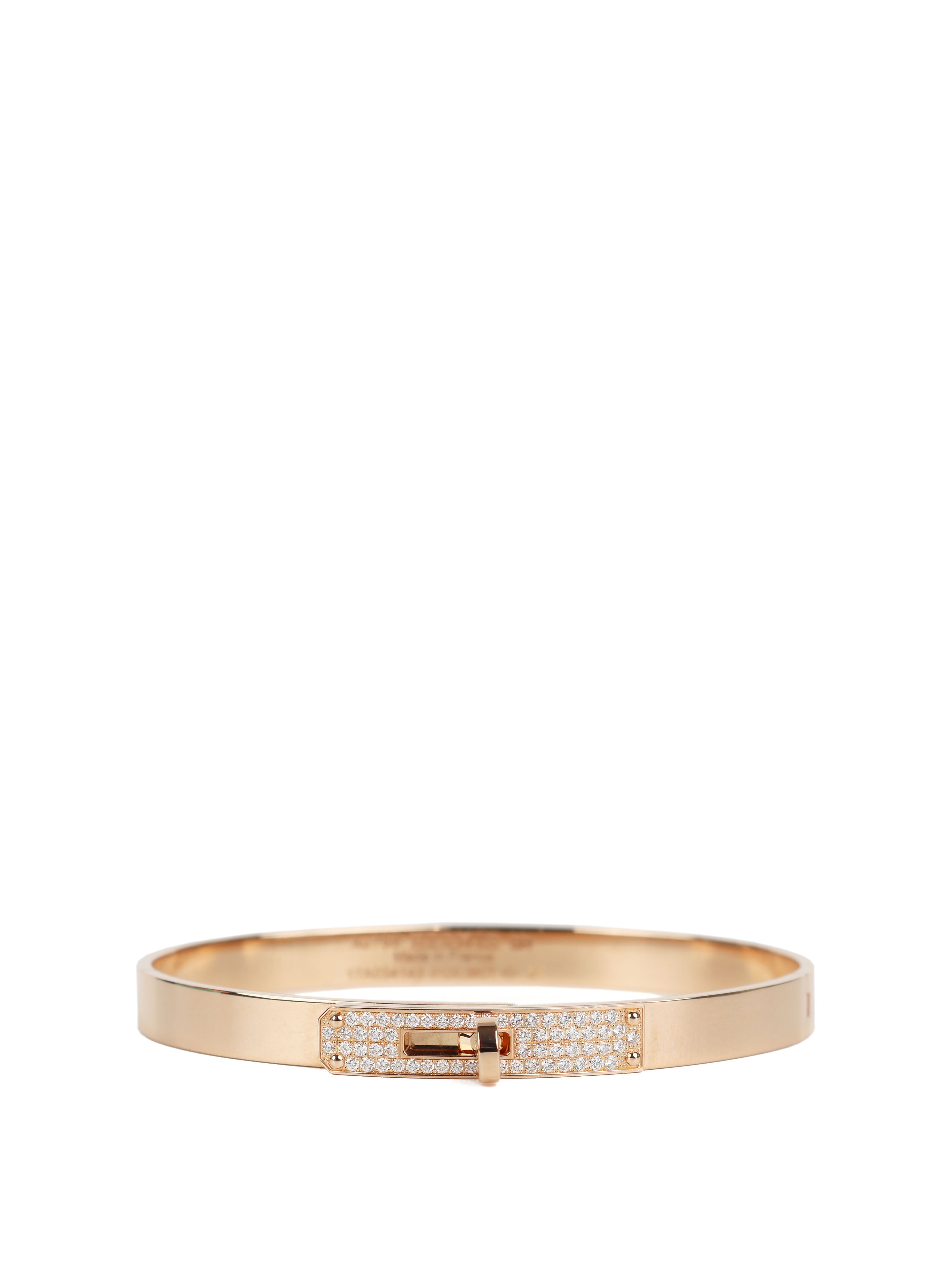 Hermes Kelly Rose Gold Bracelet – Opulent Jewelers