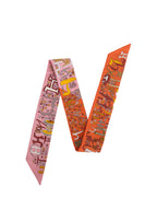 Hermes Rose & Coral Twilly