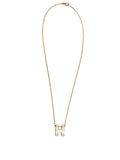 Hermes White Pop H Necklace