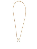 Hermes White Pop H Necklace
