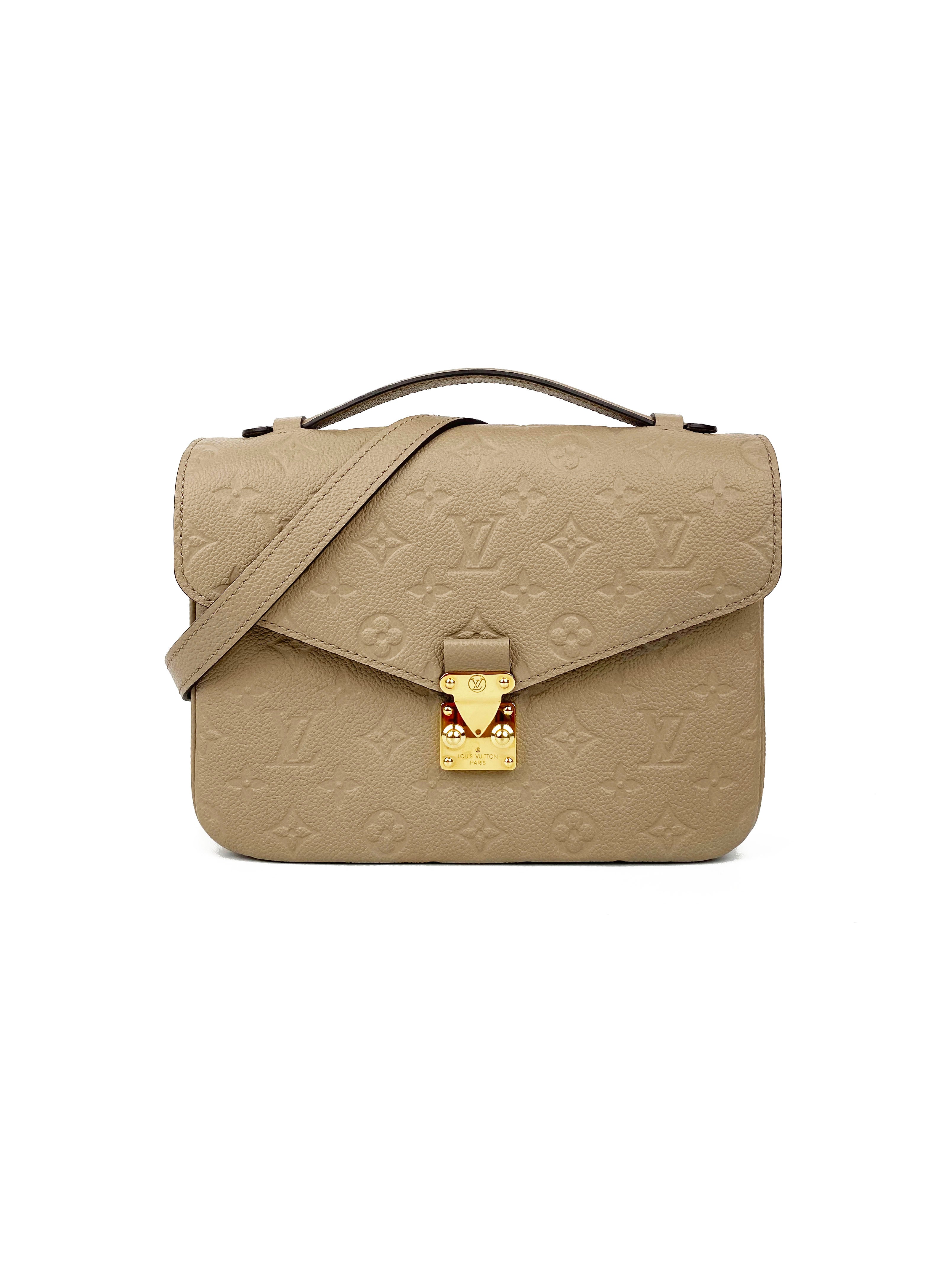 Louis Vuitton Beige Pochette Metis Bag