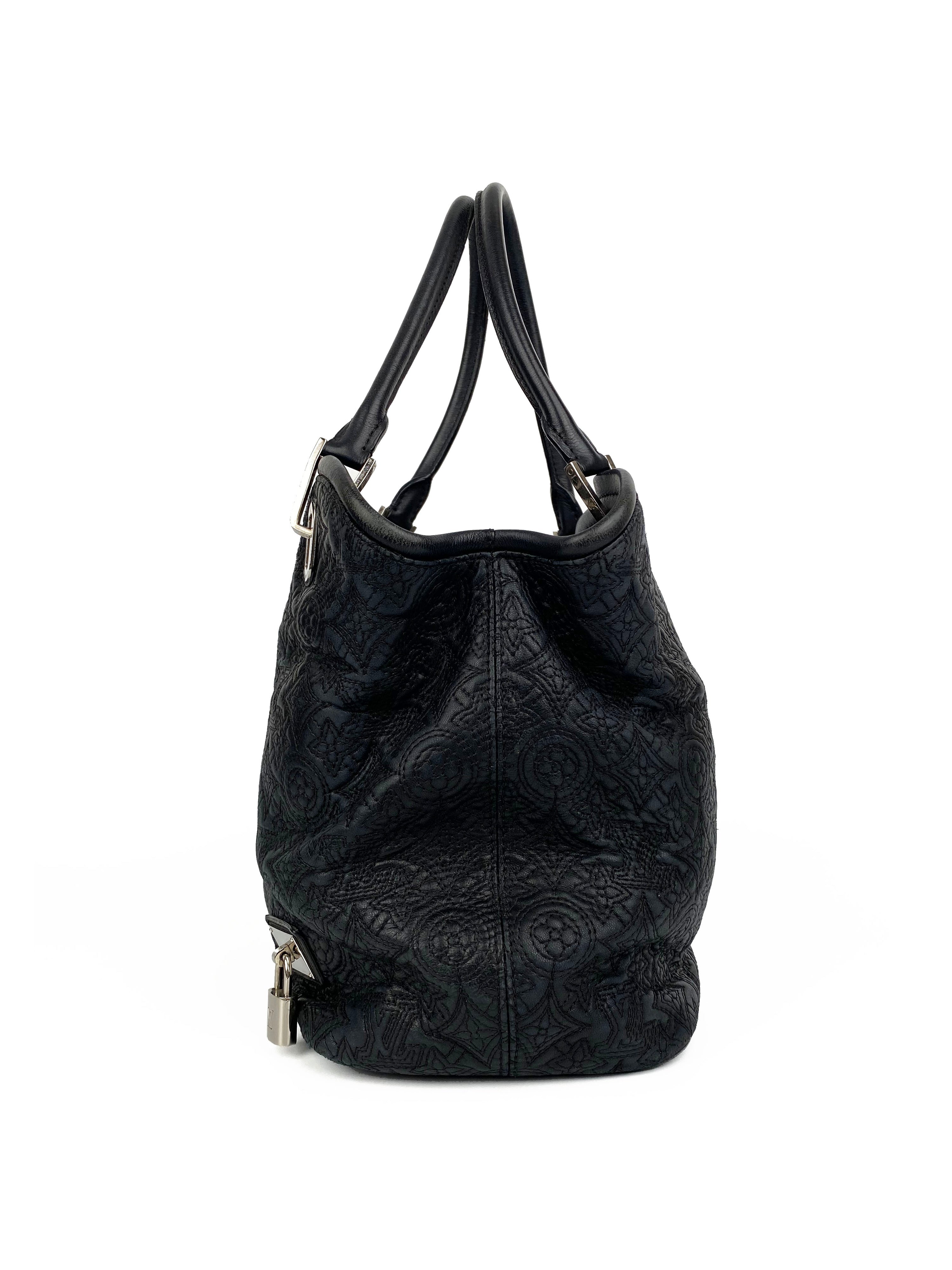 Louis Vuitton Black Antheia Hobo PM Bag