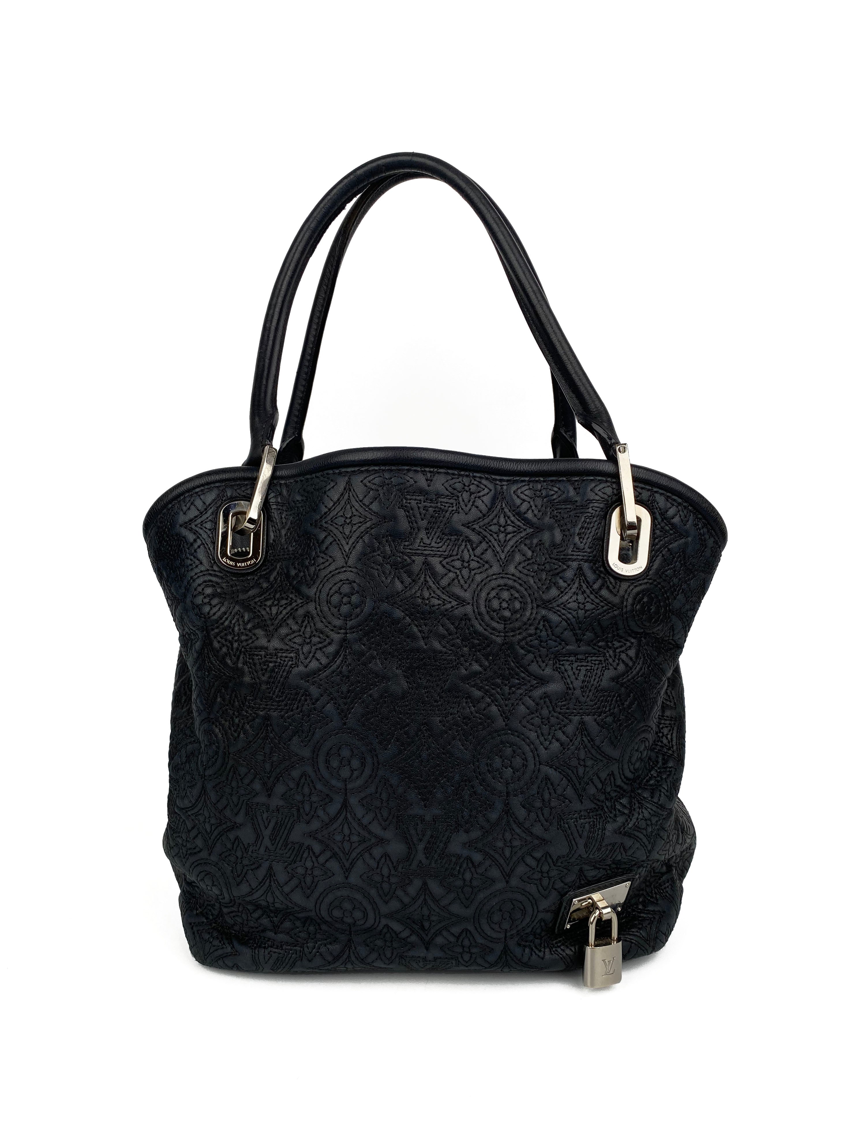 Louis Vuitton Black Antheia Hobo PM Bag