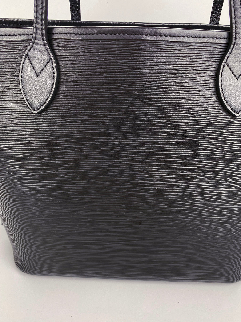 Louis Vuitton Black Epi Neverfull MM Bag