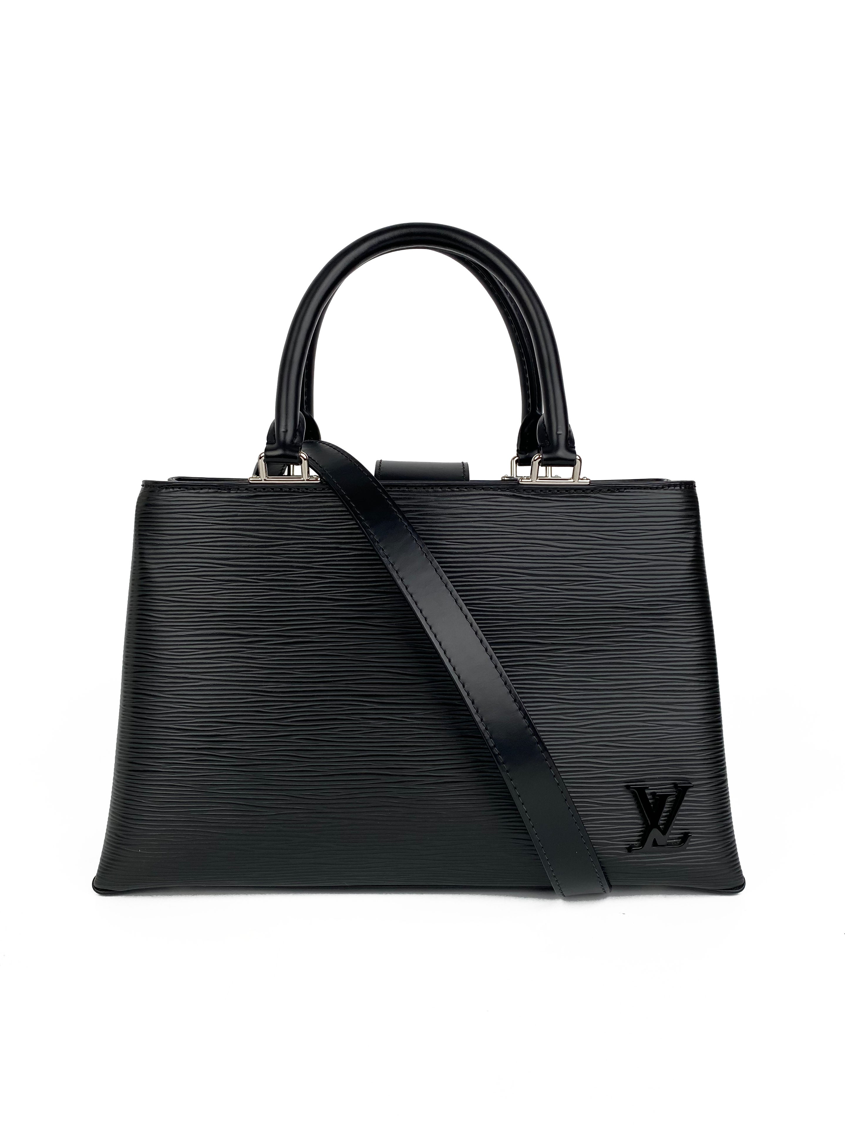 Louis Vuitton Black Epi Shoulder Bag