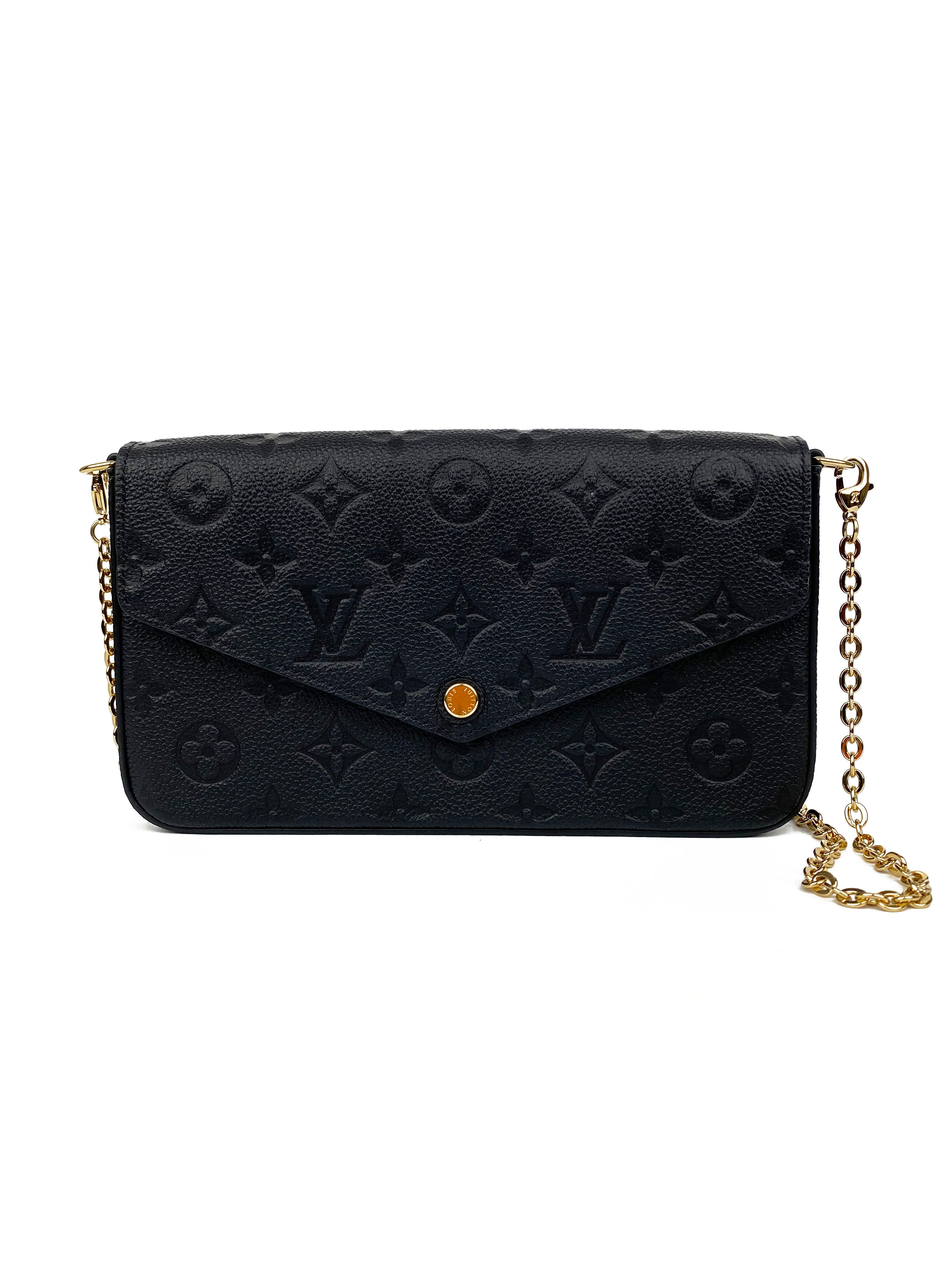 Louis Vuitton Black Felicie Pochette Bag