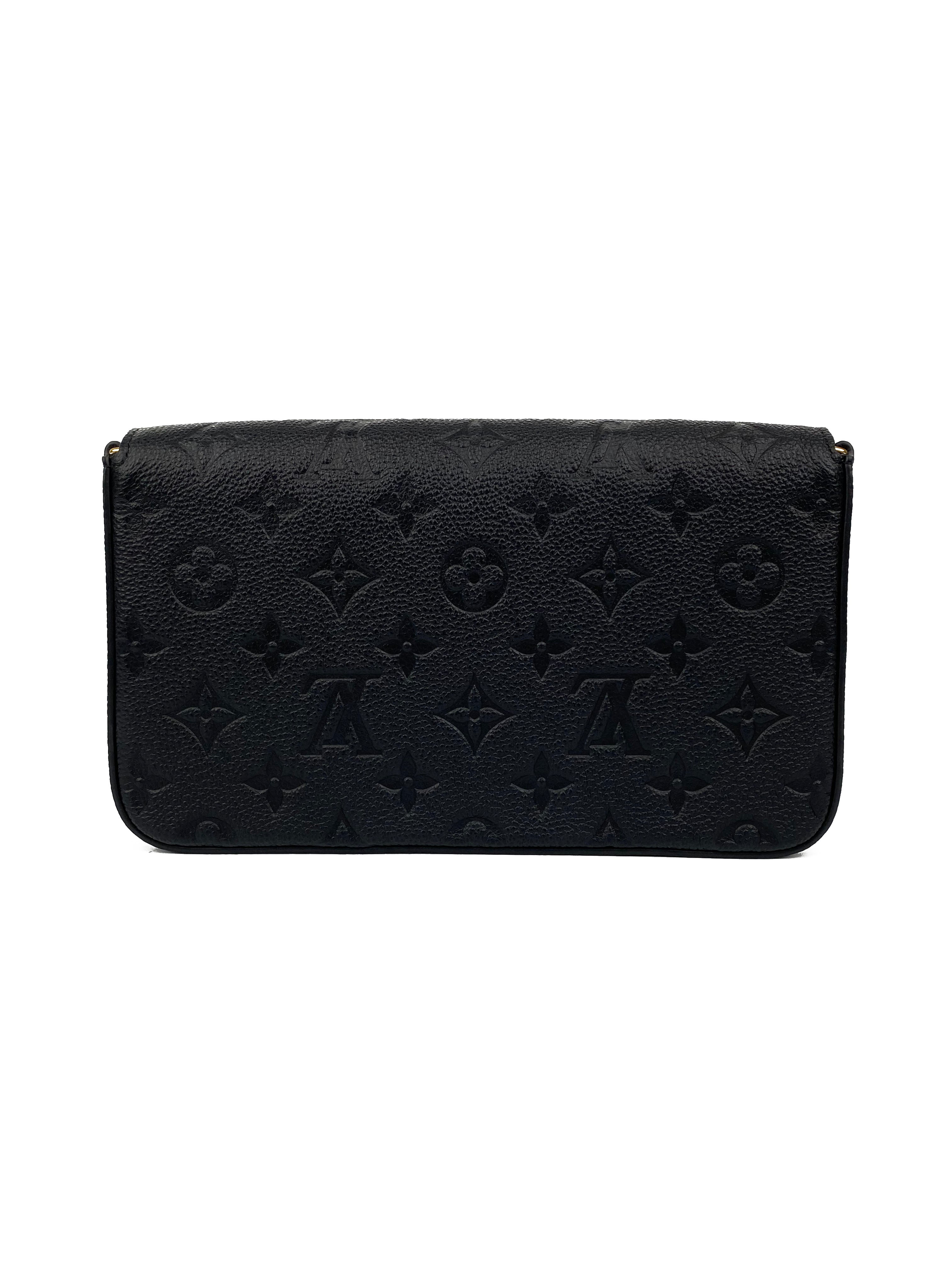 Louis Vuitton Black Felicie Pochette Bag