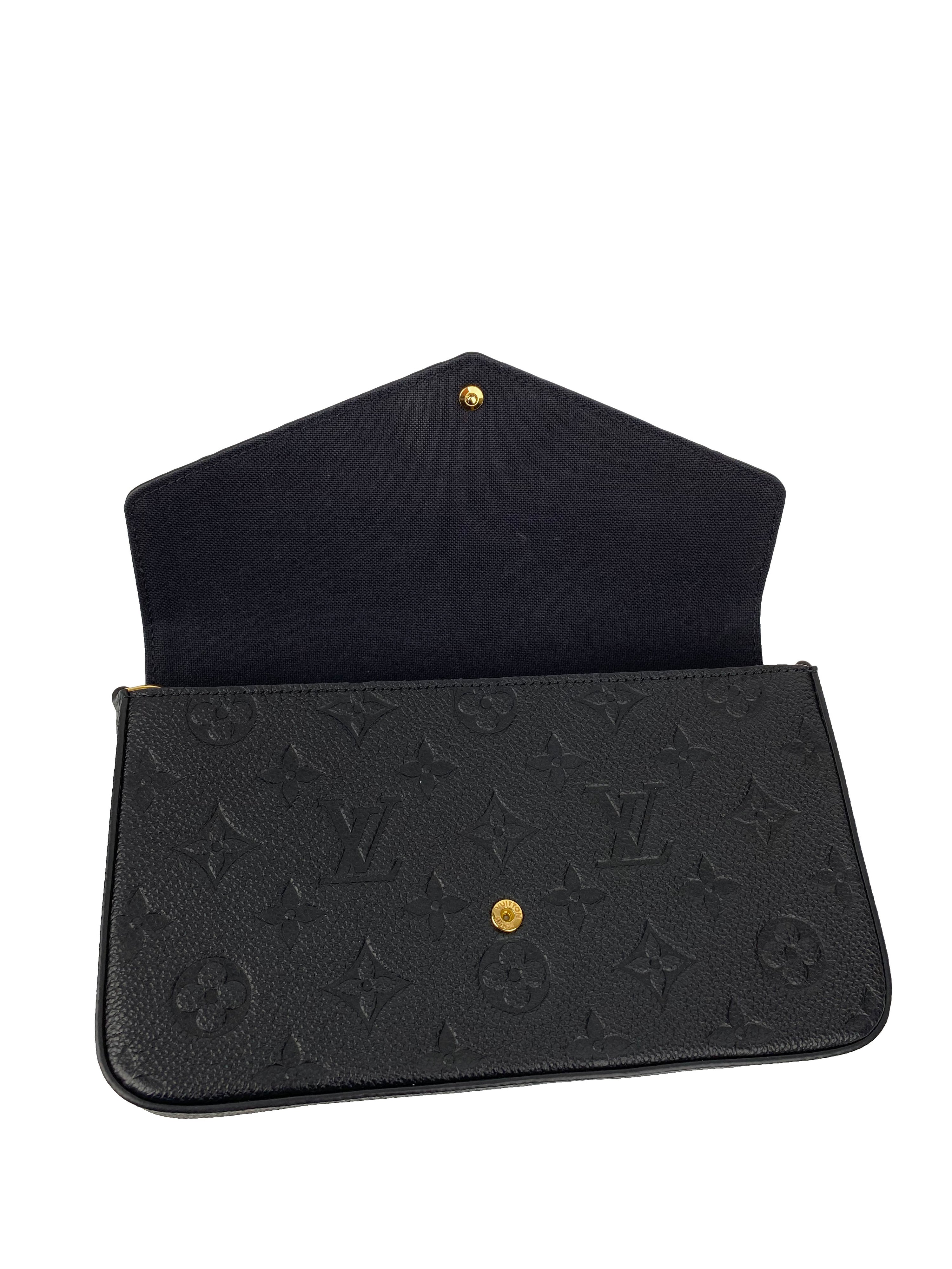 Louis Vuitton Black Felicie Pochette Bag