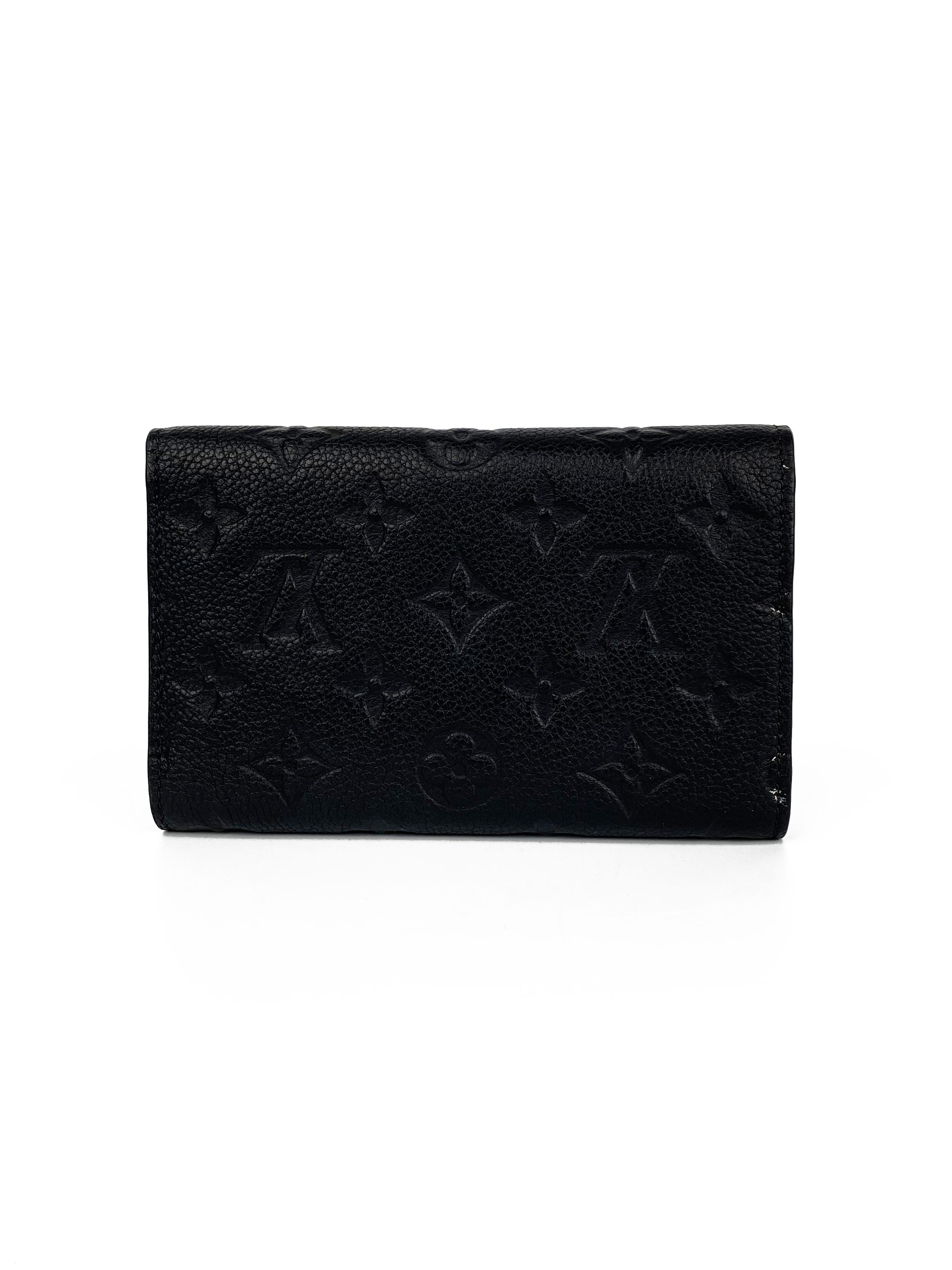 Louis Vuitton Black Sarah Wallet