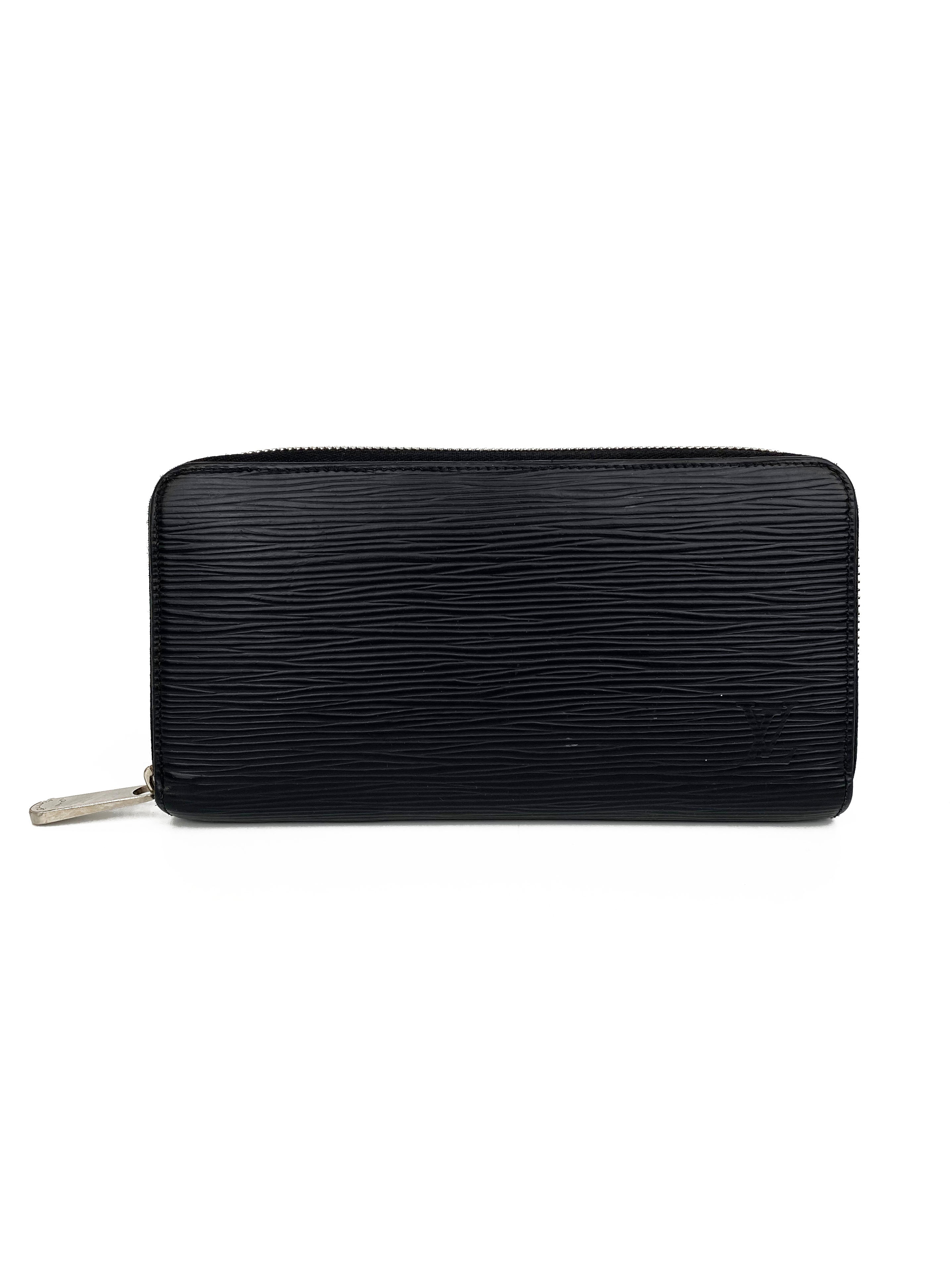 Louis Vuitton Black Zipped Epi Wallet
