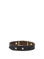 Louis Vuitton Black/Gold Dauphine Bracelet 19