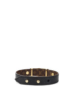 Louis Vuitton Dauphine Bracelet Black Monogram. Size 19