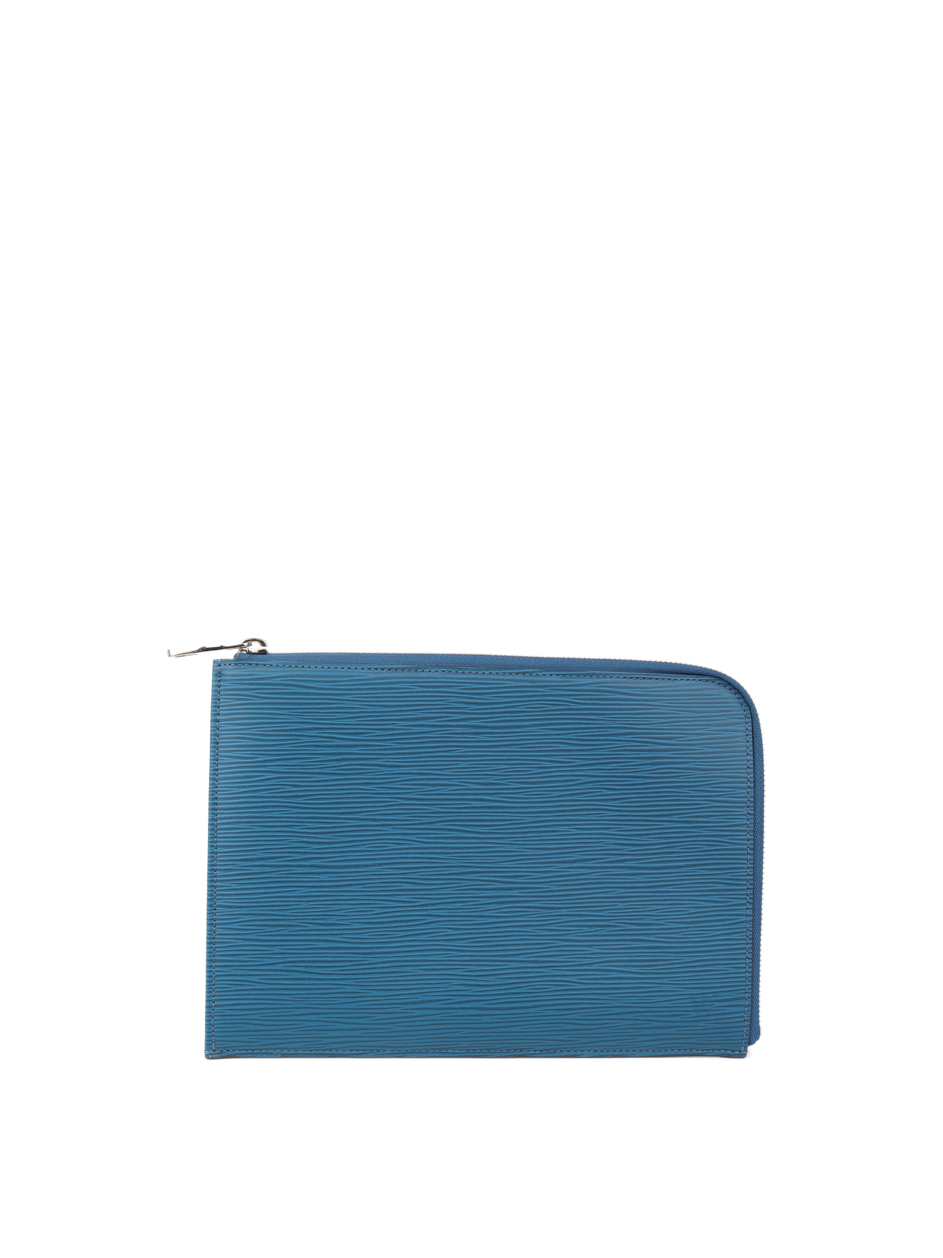 Louis Vuitton Blue Epi Leather Pouch