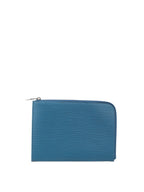 Louis Vuitton Blue Epi Leather Pouch