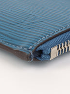 Louis Vuitton Blue Epi Leather Pouch