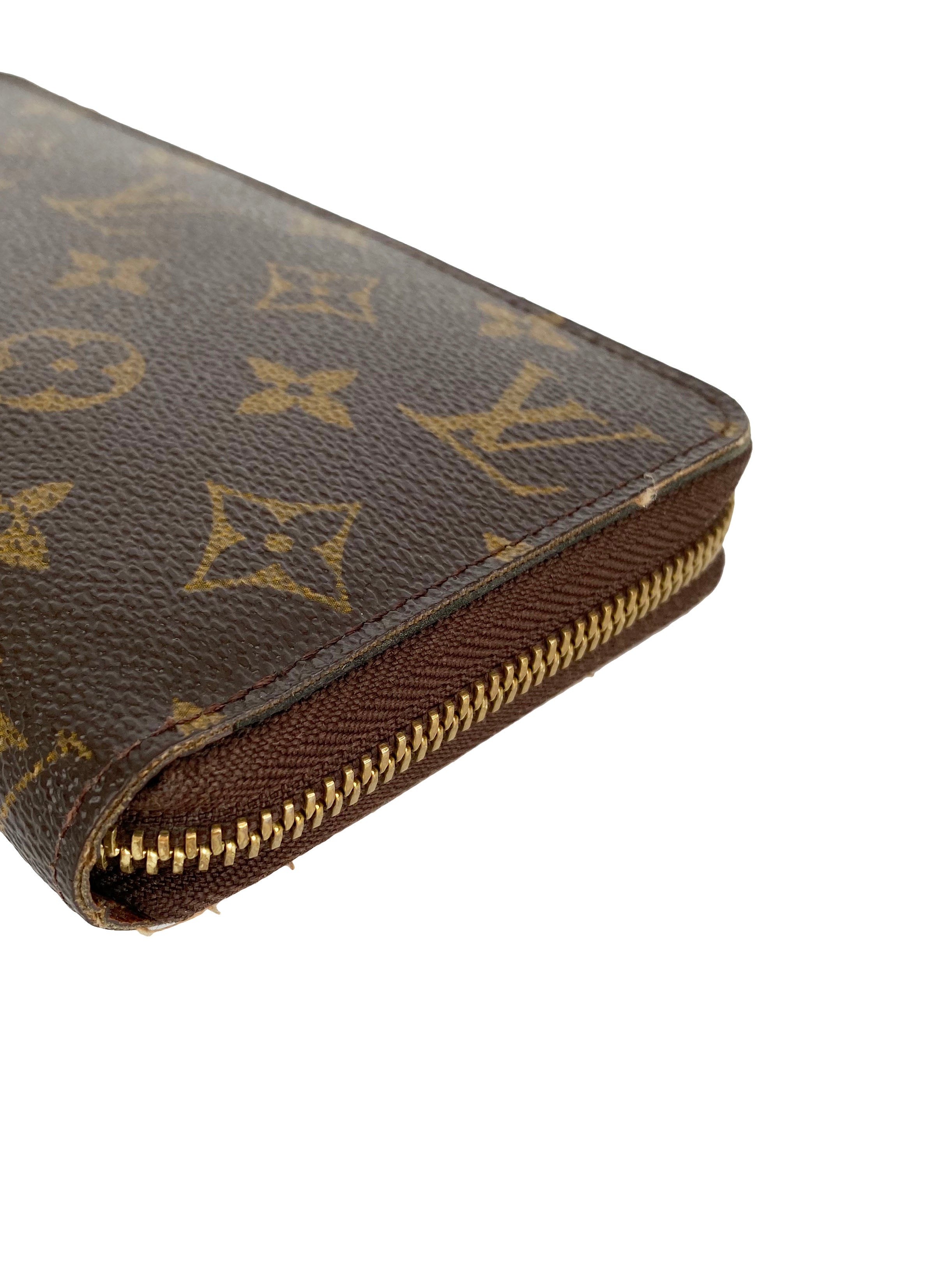 Louis Vuitton Brown Giant Monogram Reverse Zippy Continental Wallet  QJA0FKH60B050