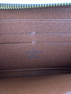 Louis Vuitton Brown Zippy Wallet