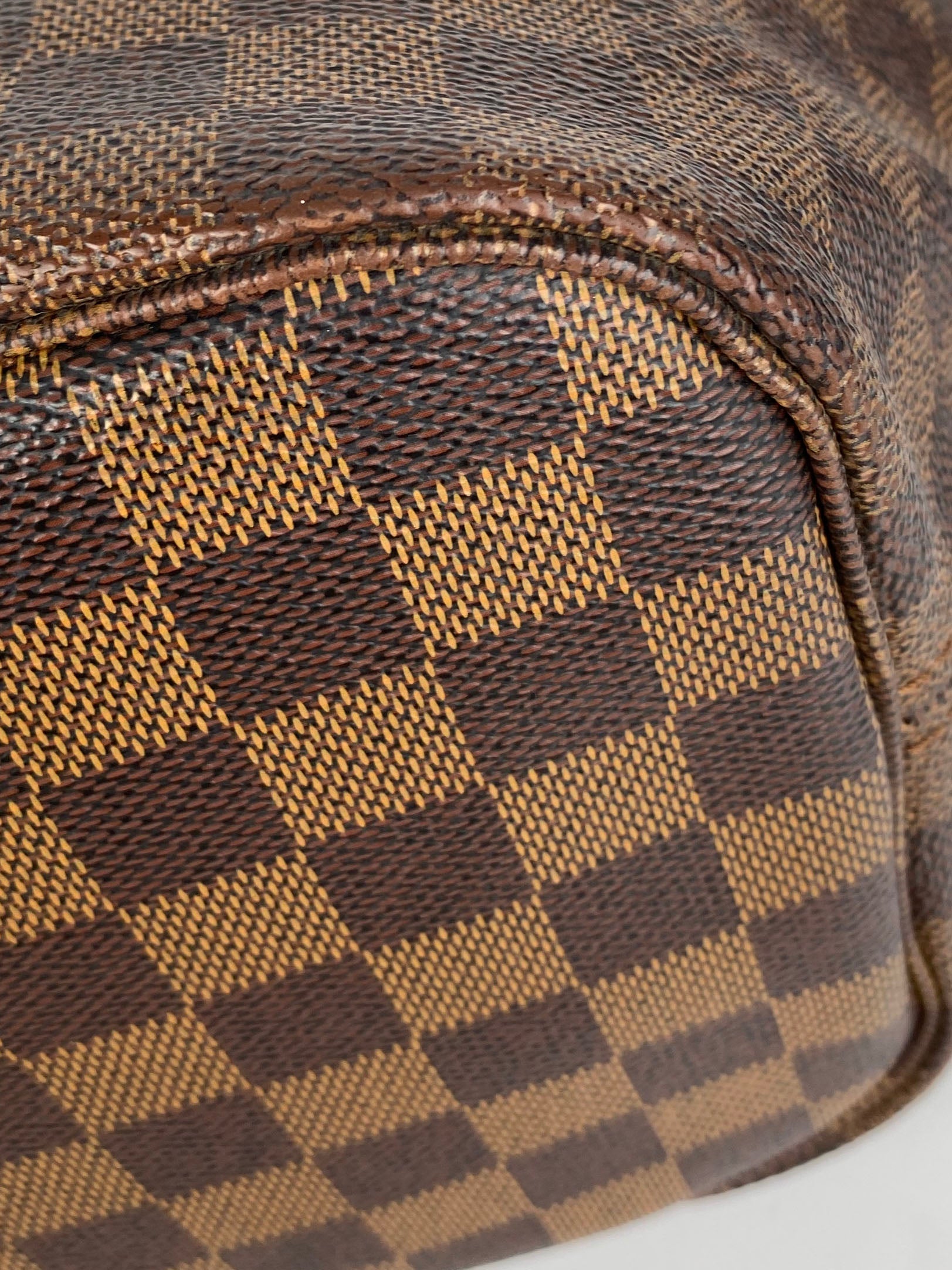 LOUIS VUITTON - NEVERFULL MM POUCH IN DAMIER EBENE – RE.LUXE AU