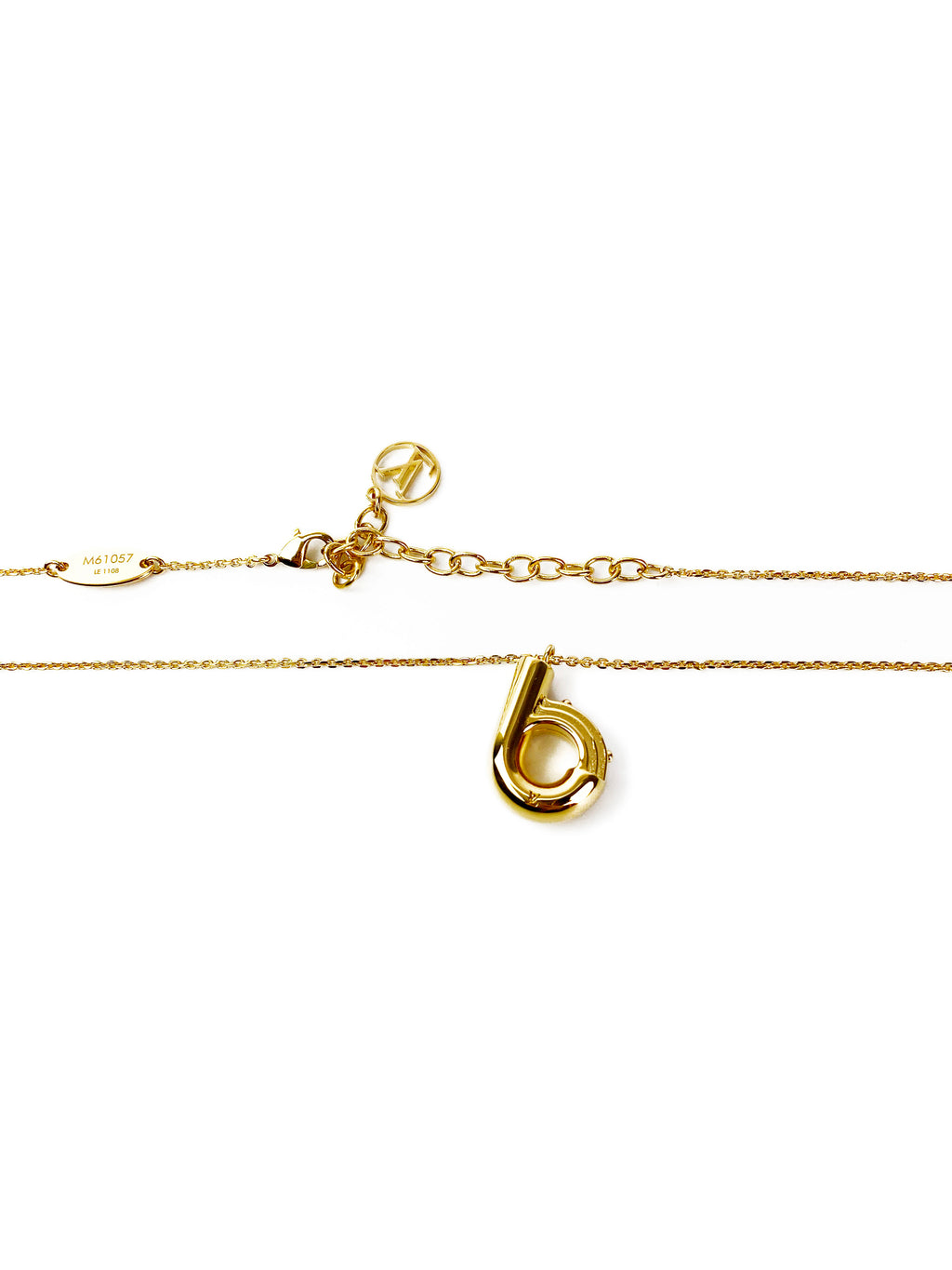 Louis Vuitton Gold LV & Me, Letter B Necklace