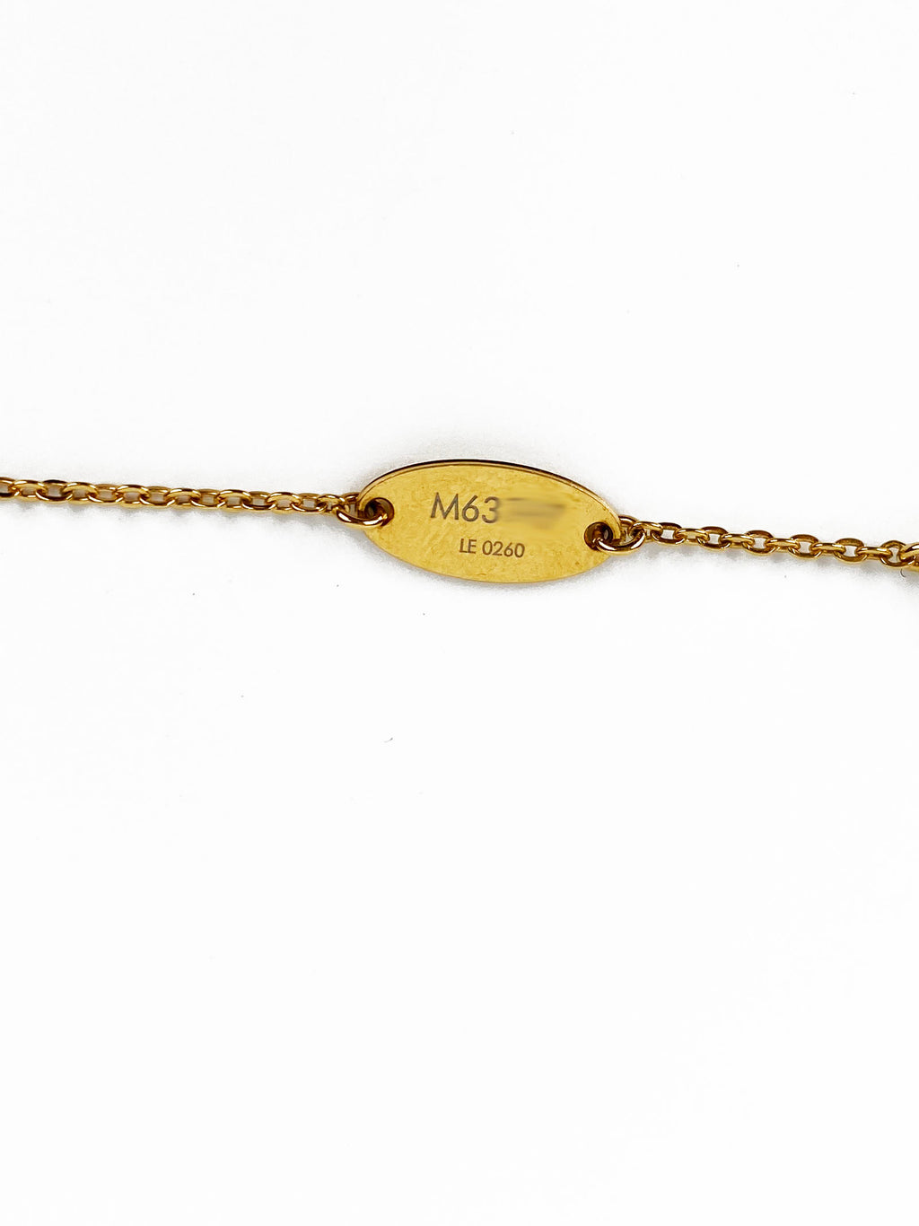Louis Vuitton Gold & Silver Nanogram Necklace