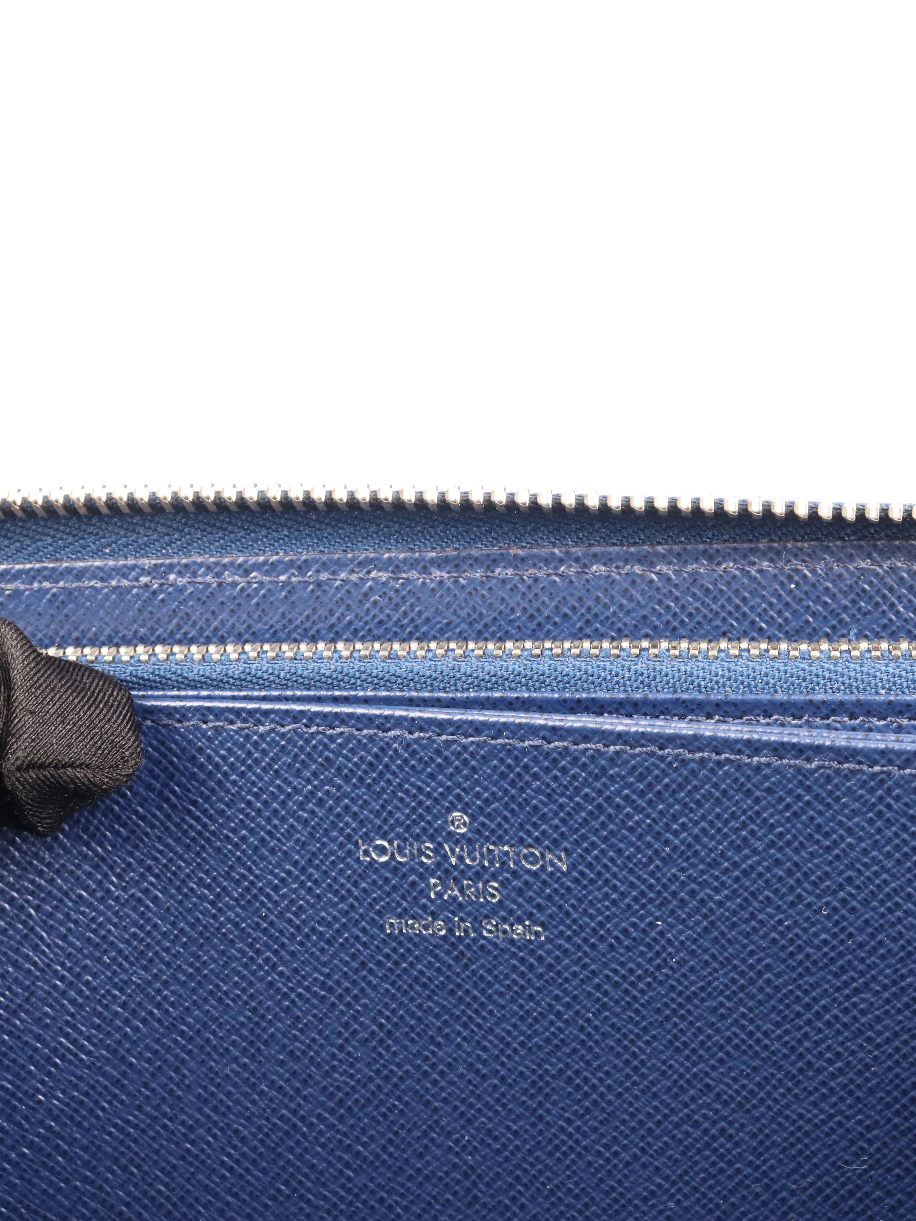 Louis Vuitton Indigo Epi Zippy Wallet