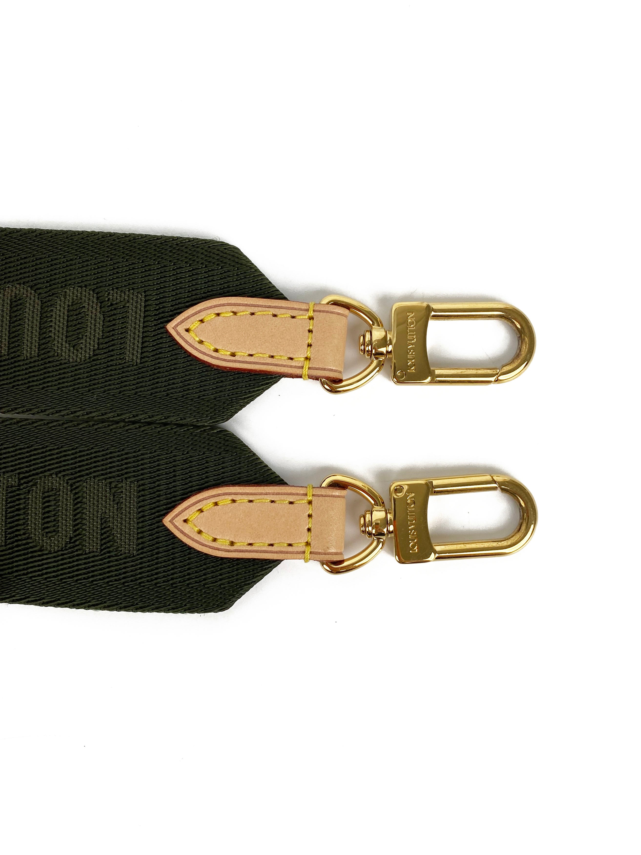 Louis Vuitton Khaki Bandouliere Jacquard Strap – Votre Luxe
