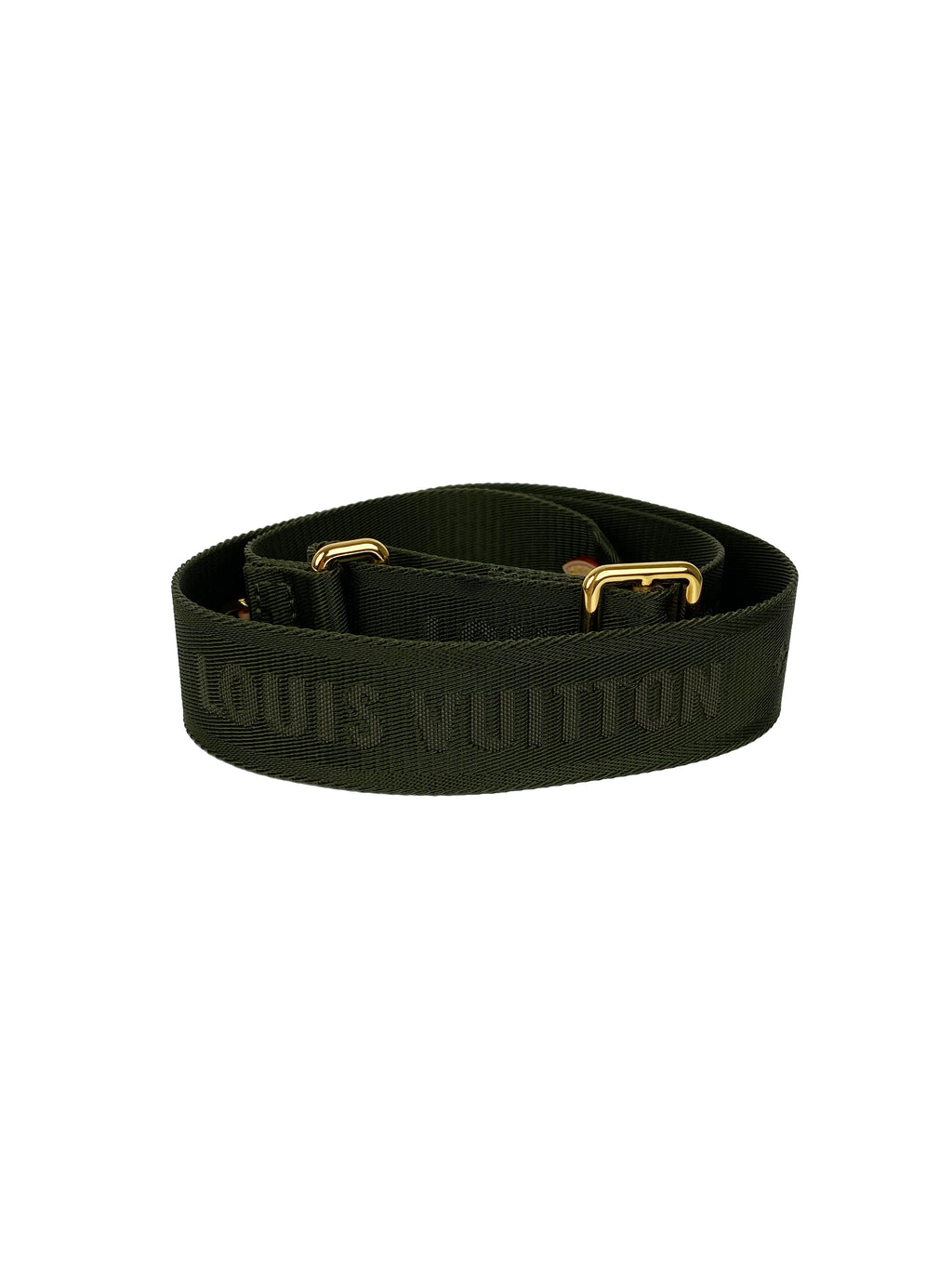 Louis Vuitton Khaki Bandouliere Jacquard Strap