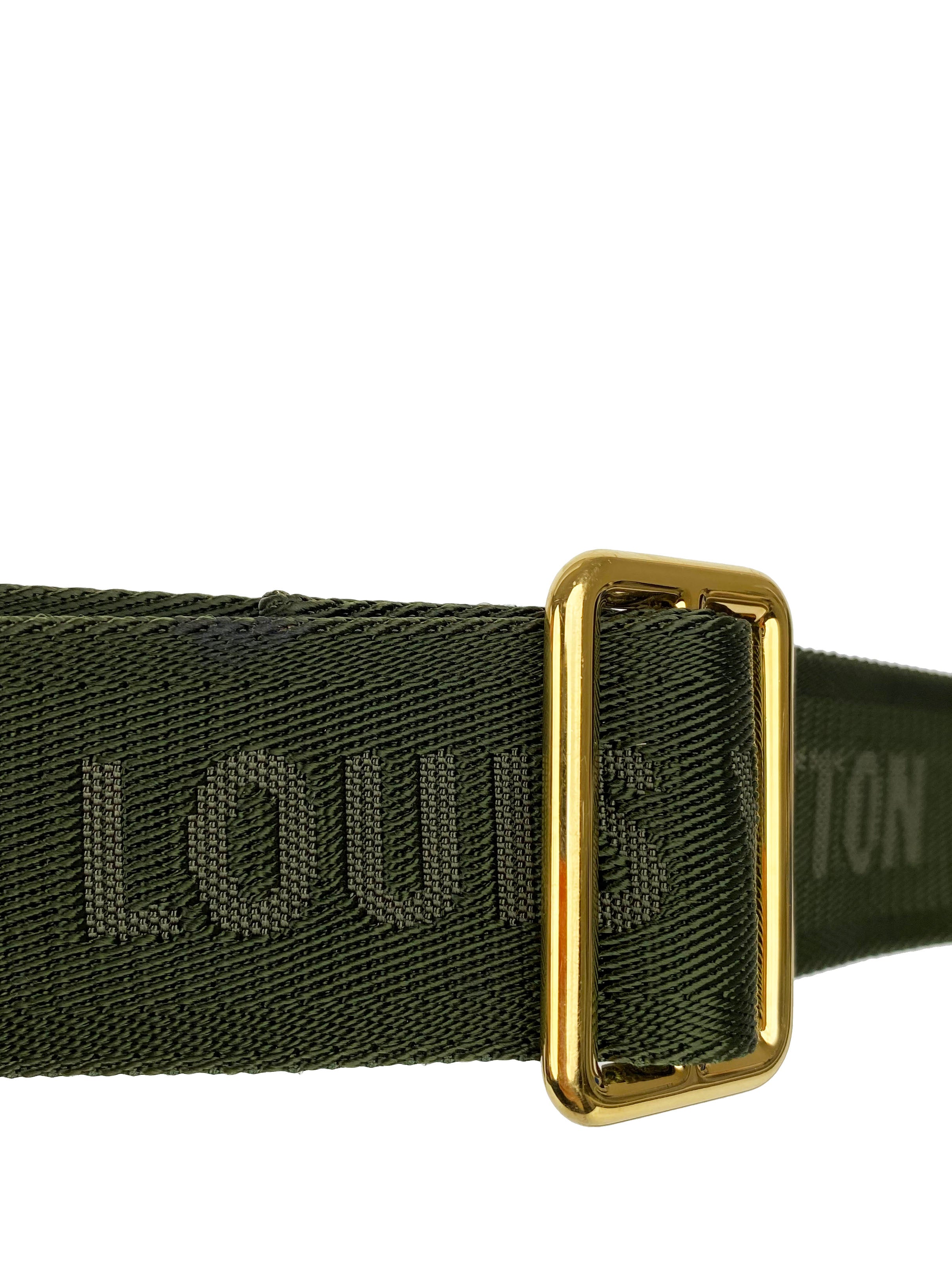 Louis Vuitton Khaki Bandouliere Jacquard Strap