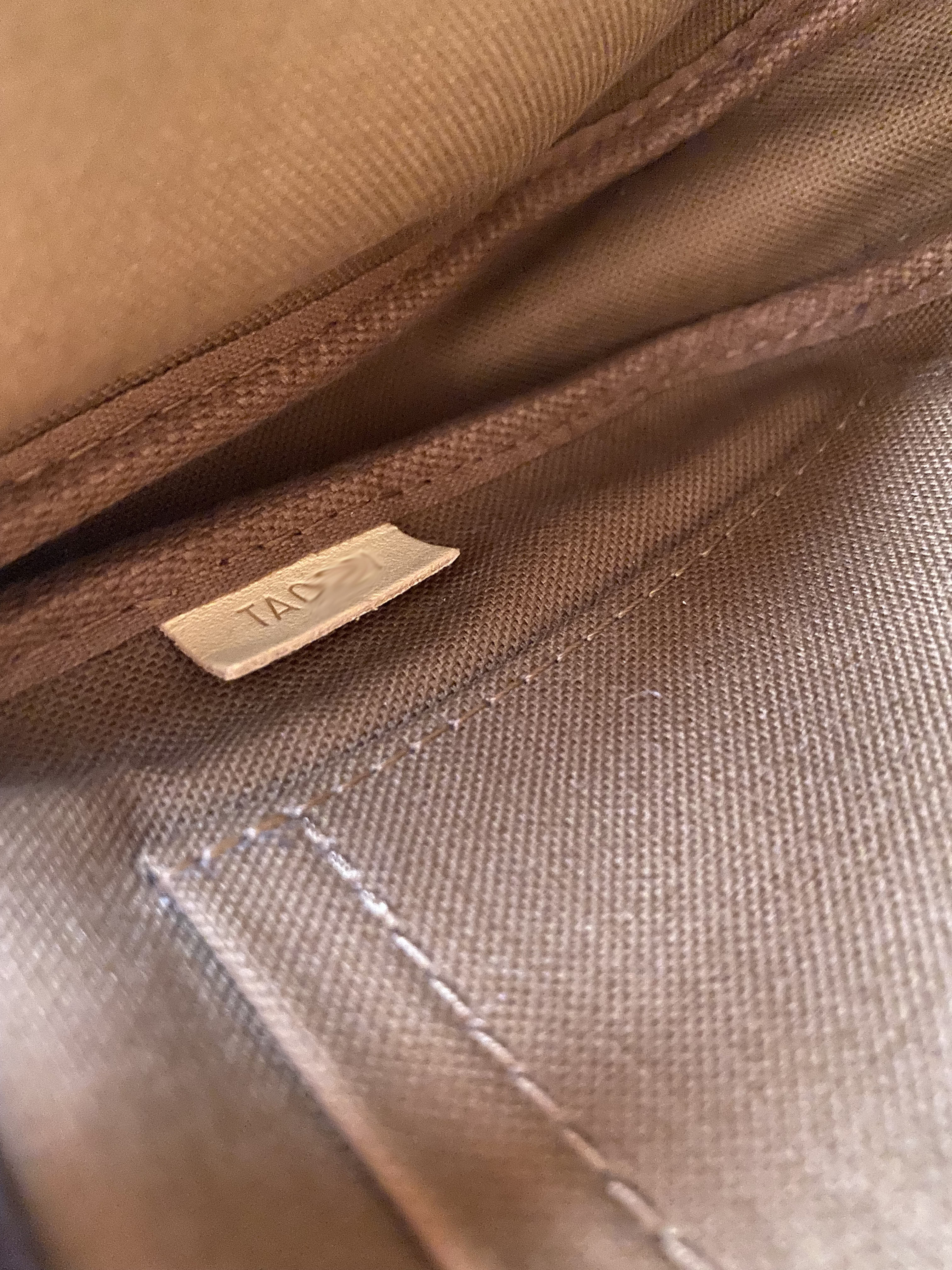 Louis Vuitton Khaki Multi Pochette Accessoires Bag