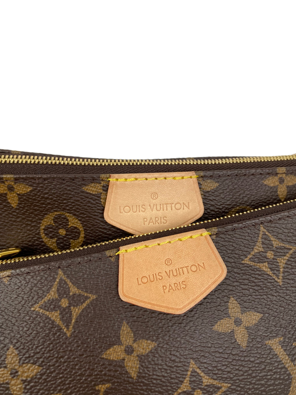 Louis Vuitton Khaki Multi Pochette Accessoires Bag