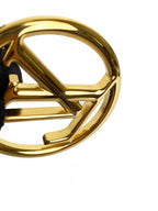 Louis Vuitton Louise Gold Hoop Earrings