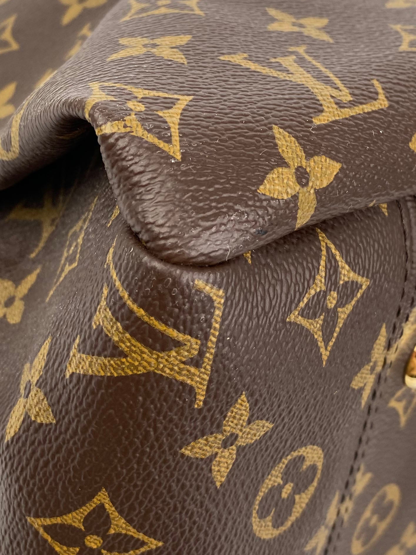Louis Vuitton Monogram Canvas Artsy MM Tote Brown Leather ref.301188 - Joli  Closet